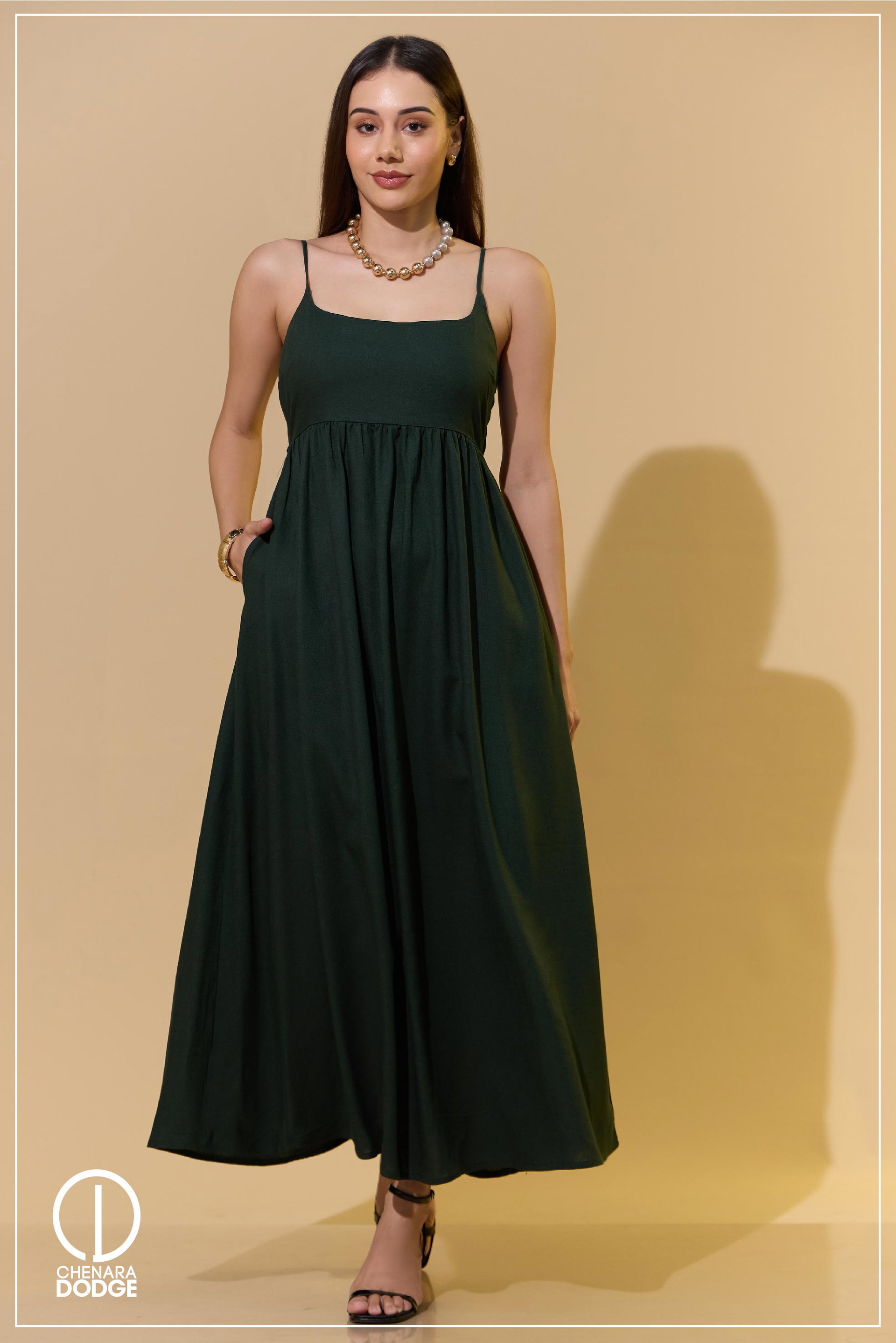 KIYOKO STRAPPY MAXI DRESS