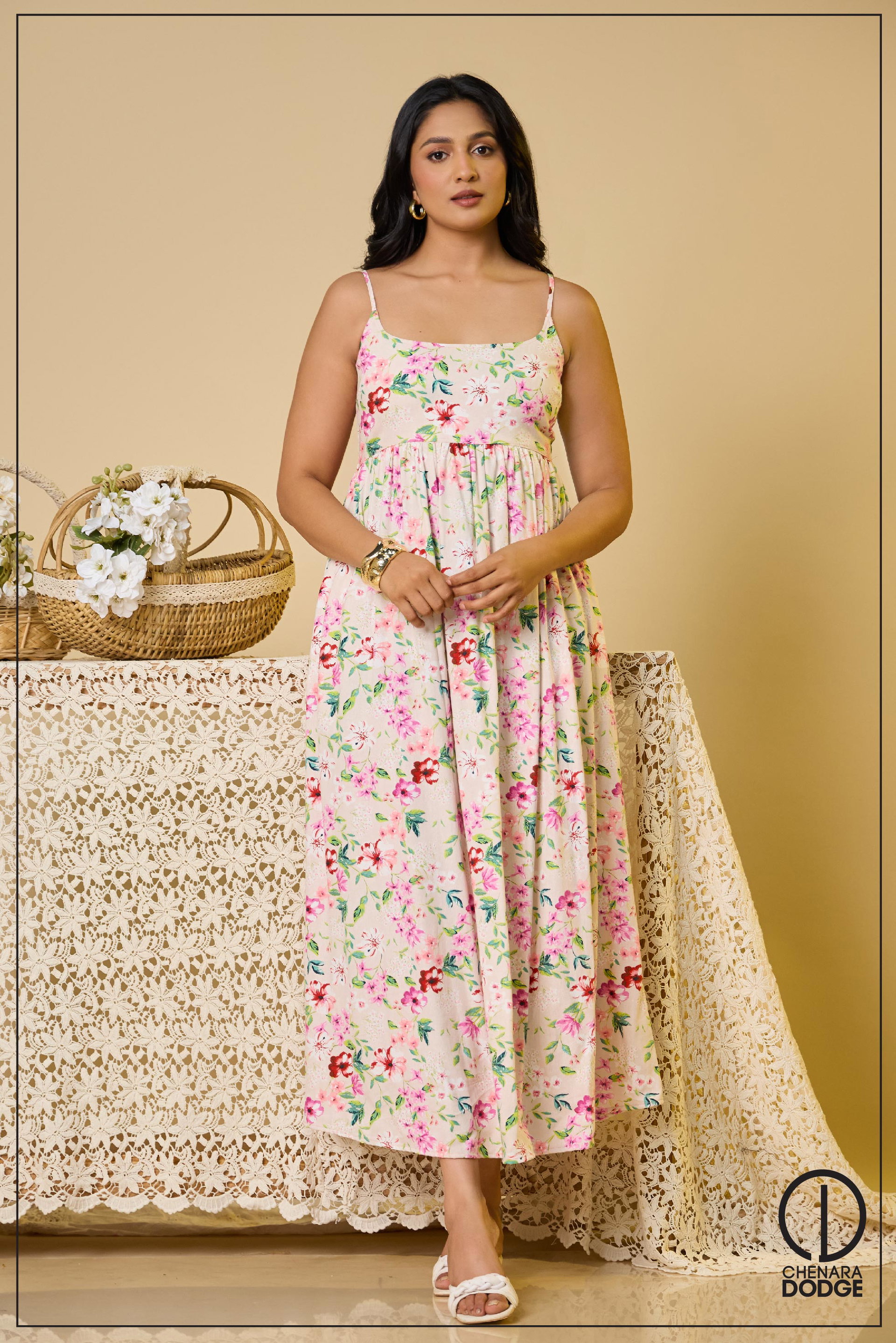 KIYOKO STRAPPY MAXI DRESS