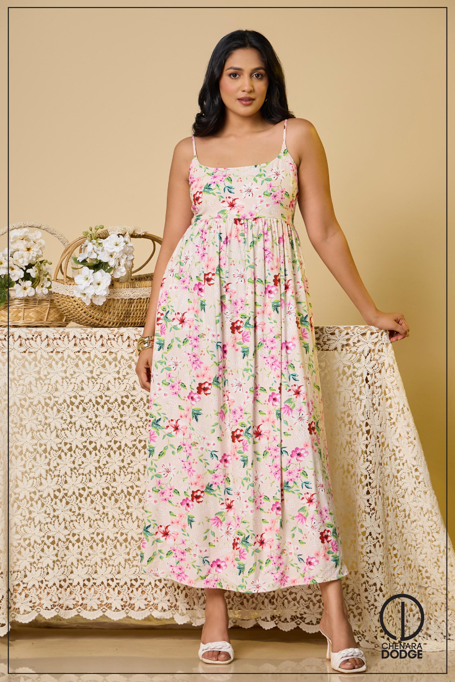 KIYOKO STRAPPY MAXI DRESS