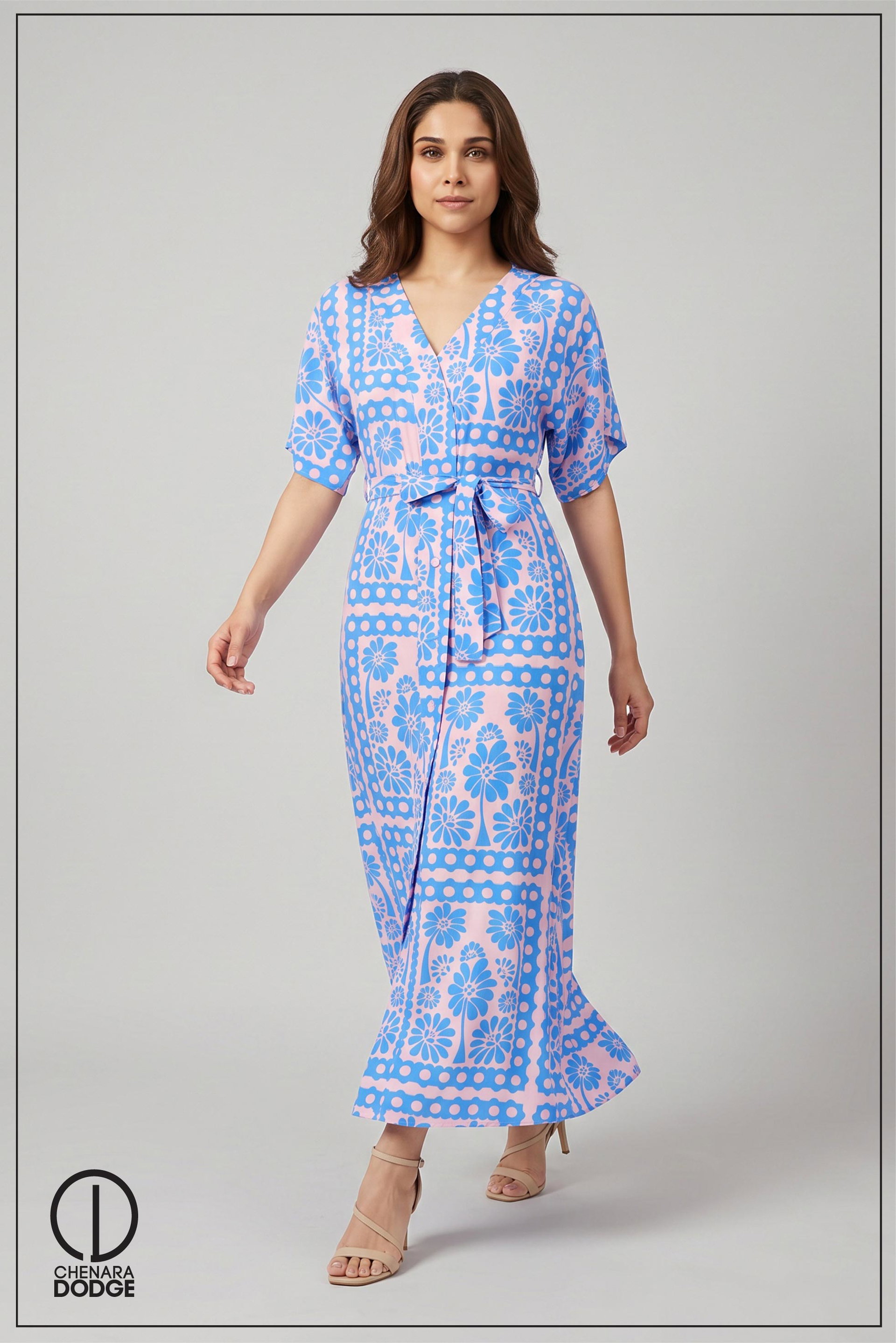 LAILA BUTTON DOWN MAXI DRESS