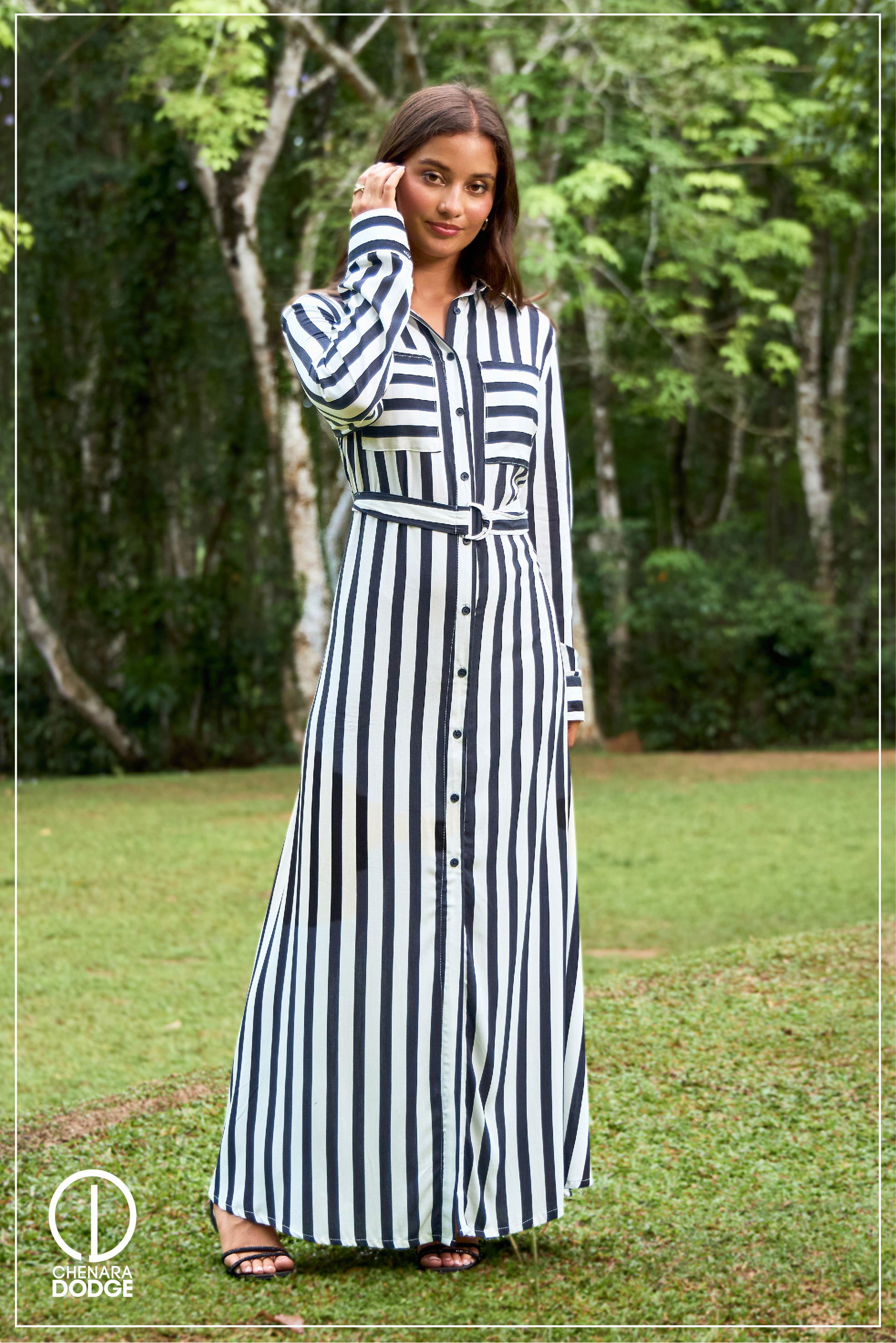 LANETTE LONG SLEEVE MAXI DRESS