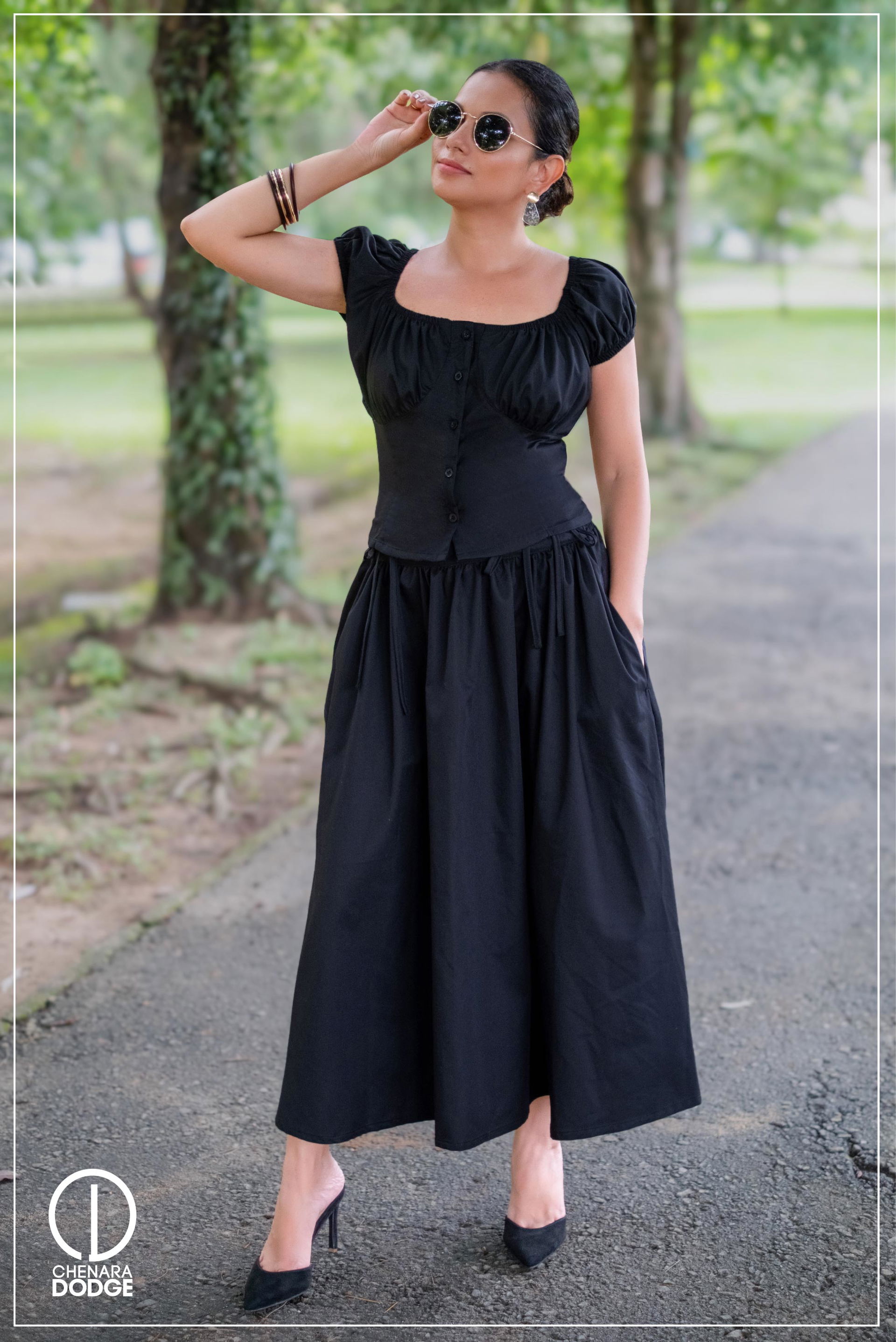 LARA BROWN BUSTIER TOP
