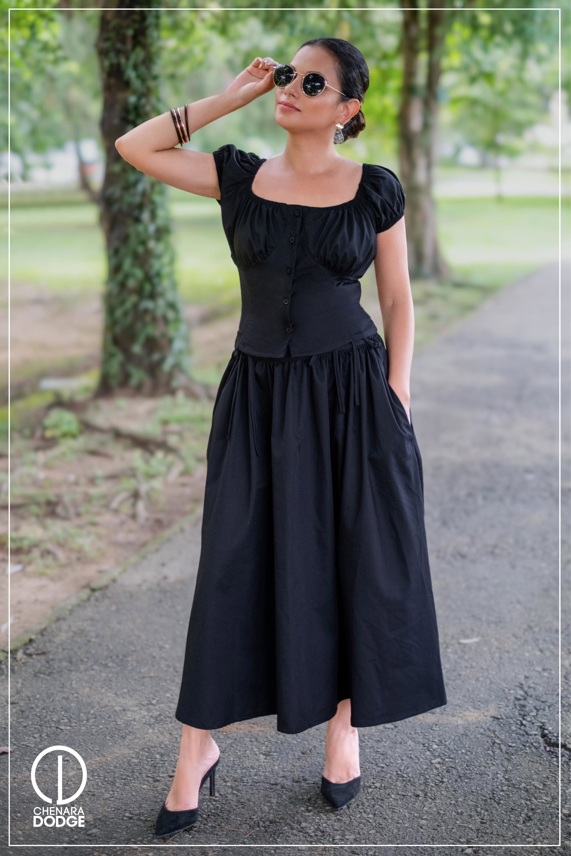 LARA BROWN BUSTIER TOP