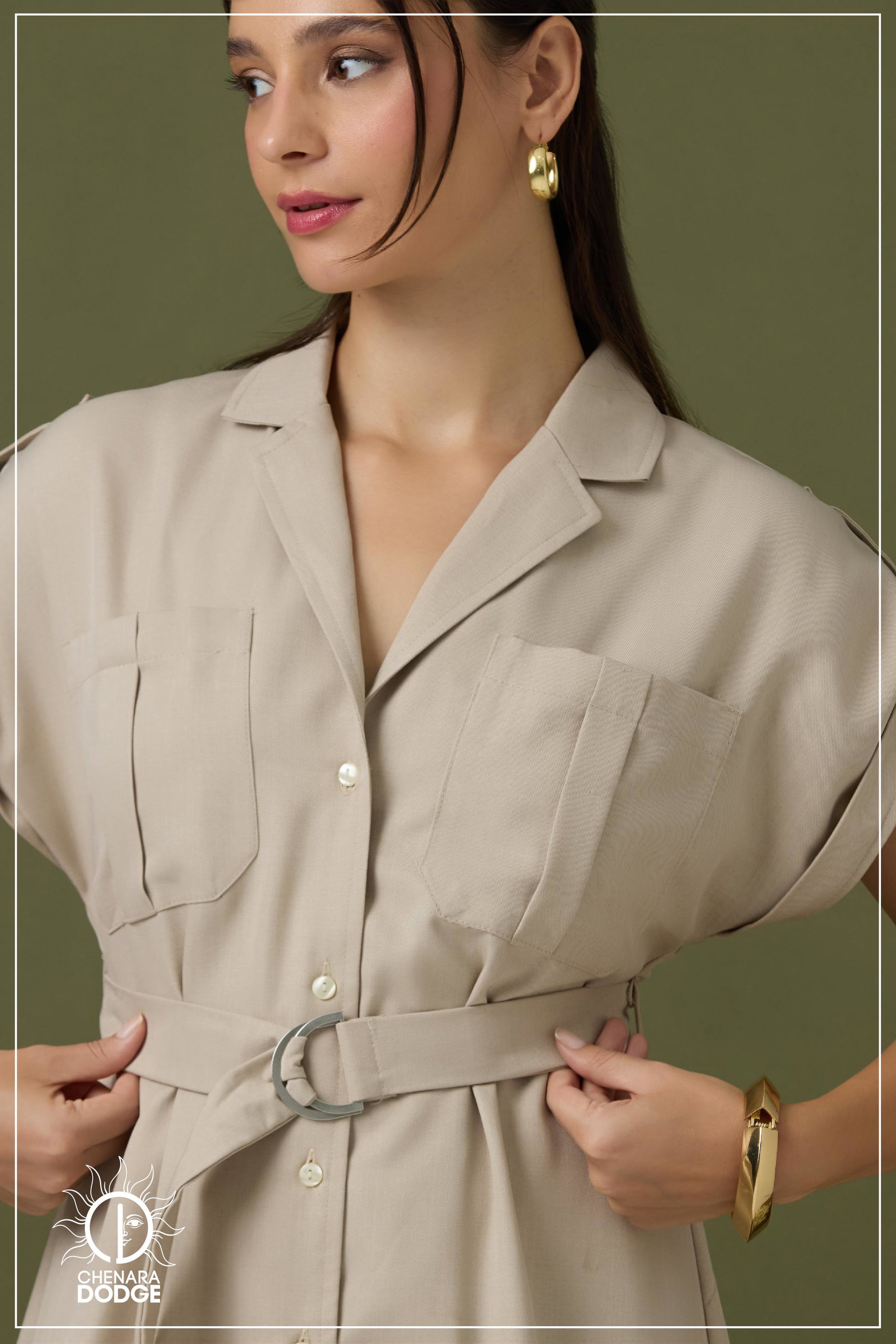 LARA DROP SHOULDER MAXI DRESS