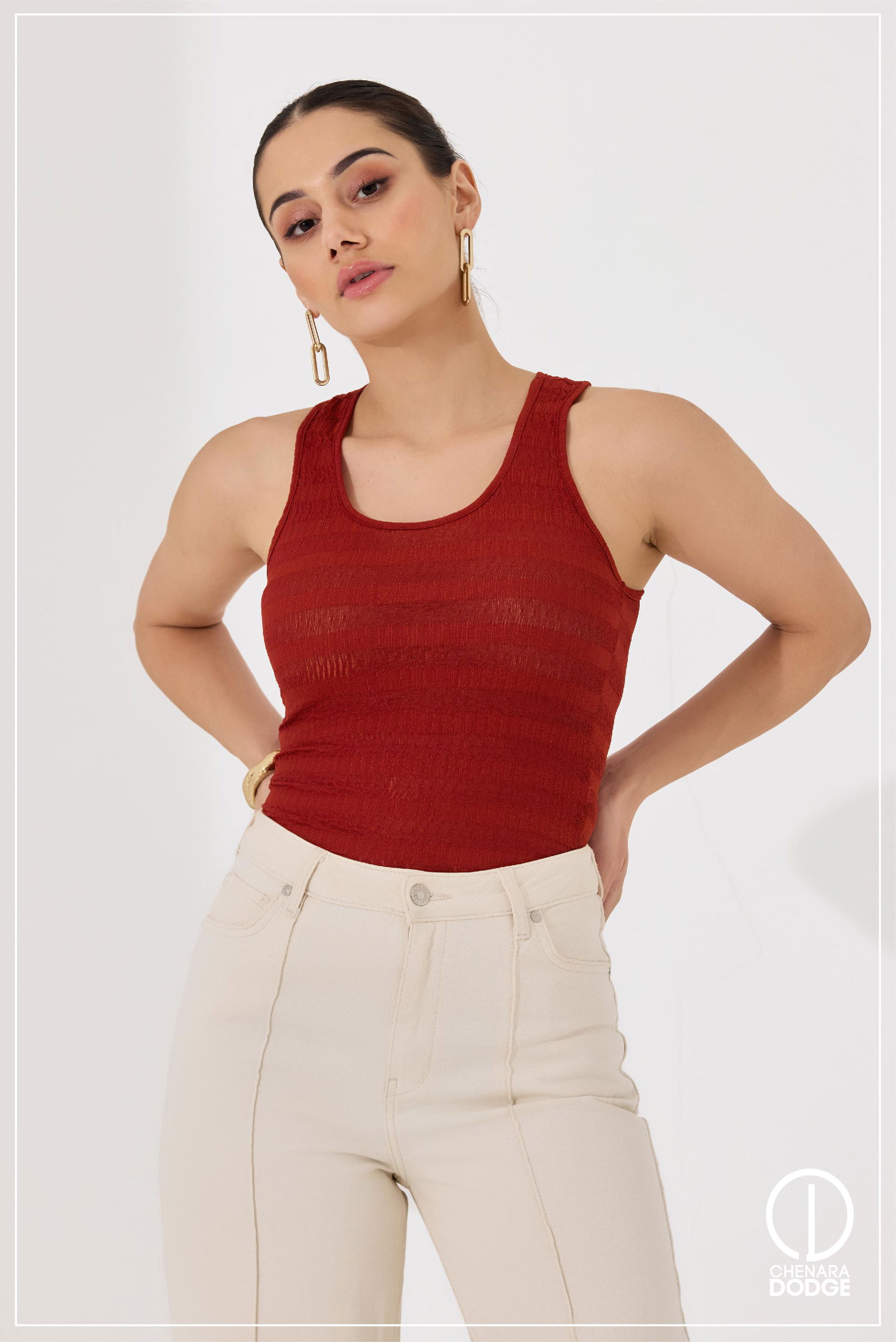LARA RACERBACK CROP TOP