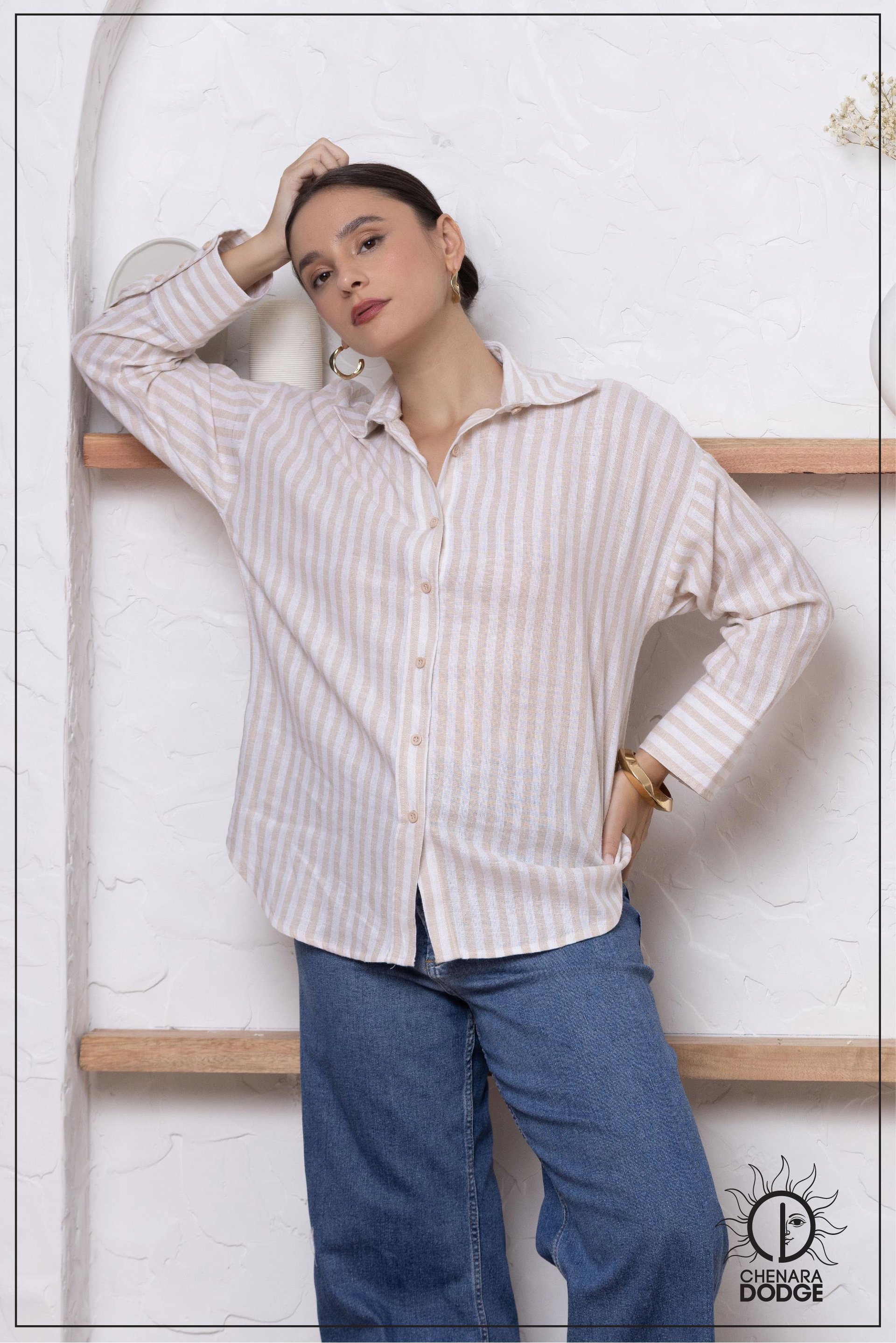 LEILA  BUTTON DOWN SHIRT
