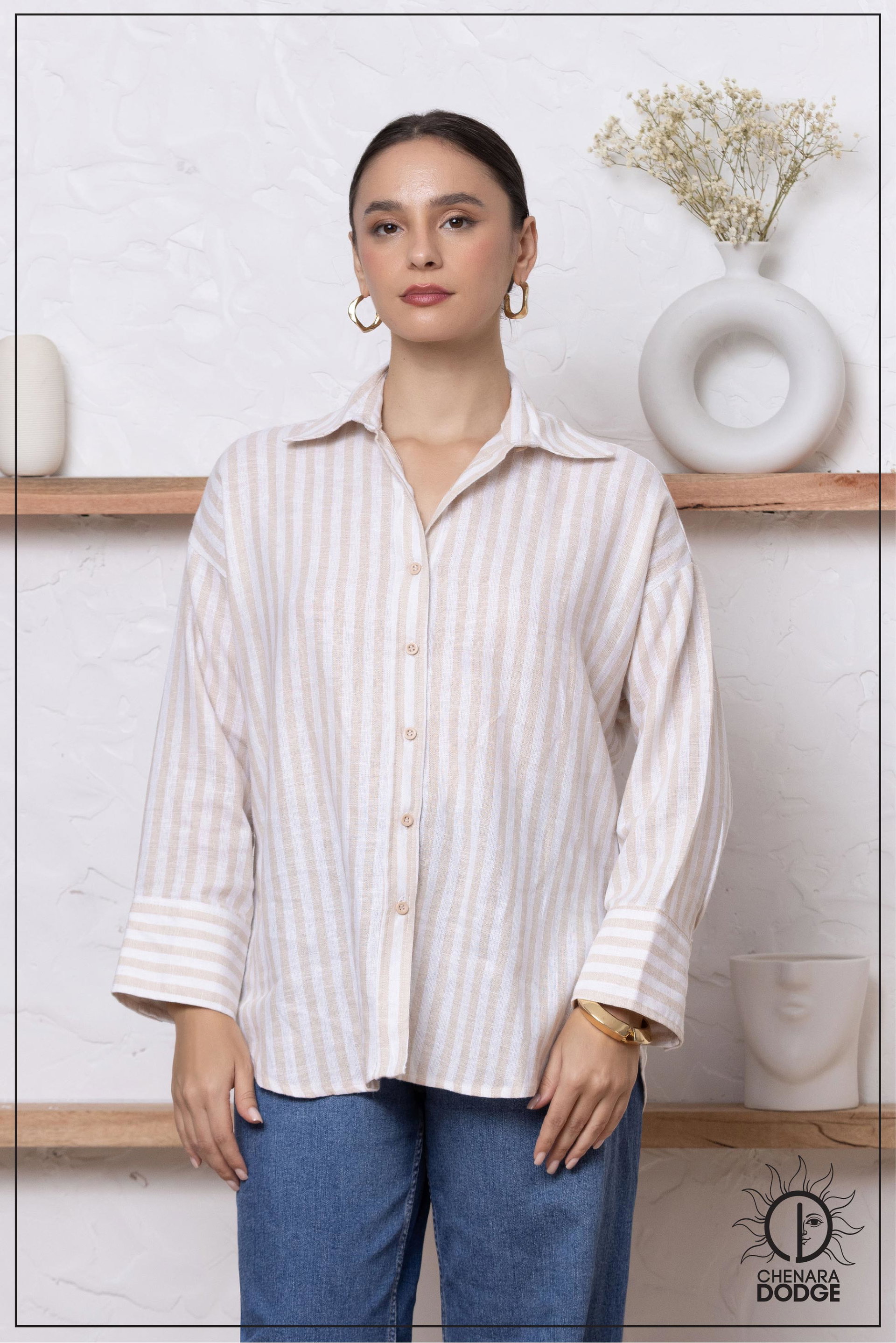 LEILA  BUTTON DOWN SHIRT