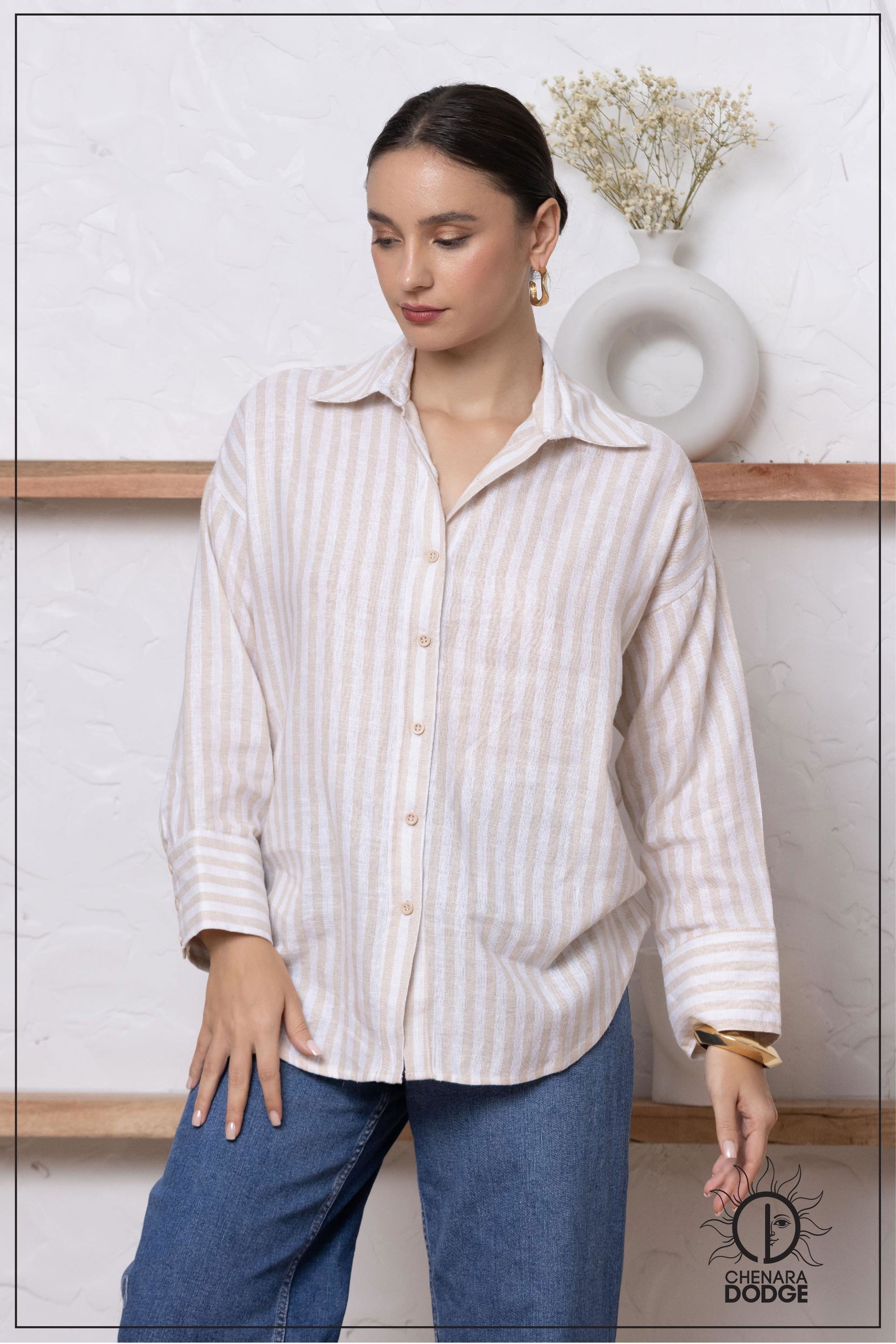 LEILA  BUTTON DOWN SHIRT