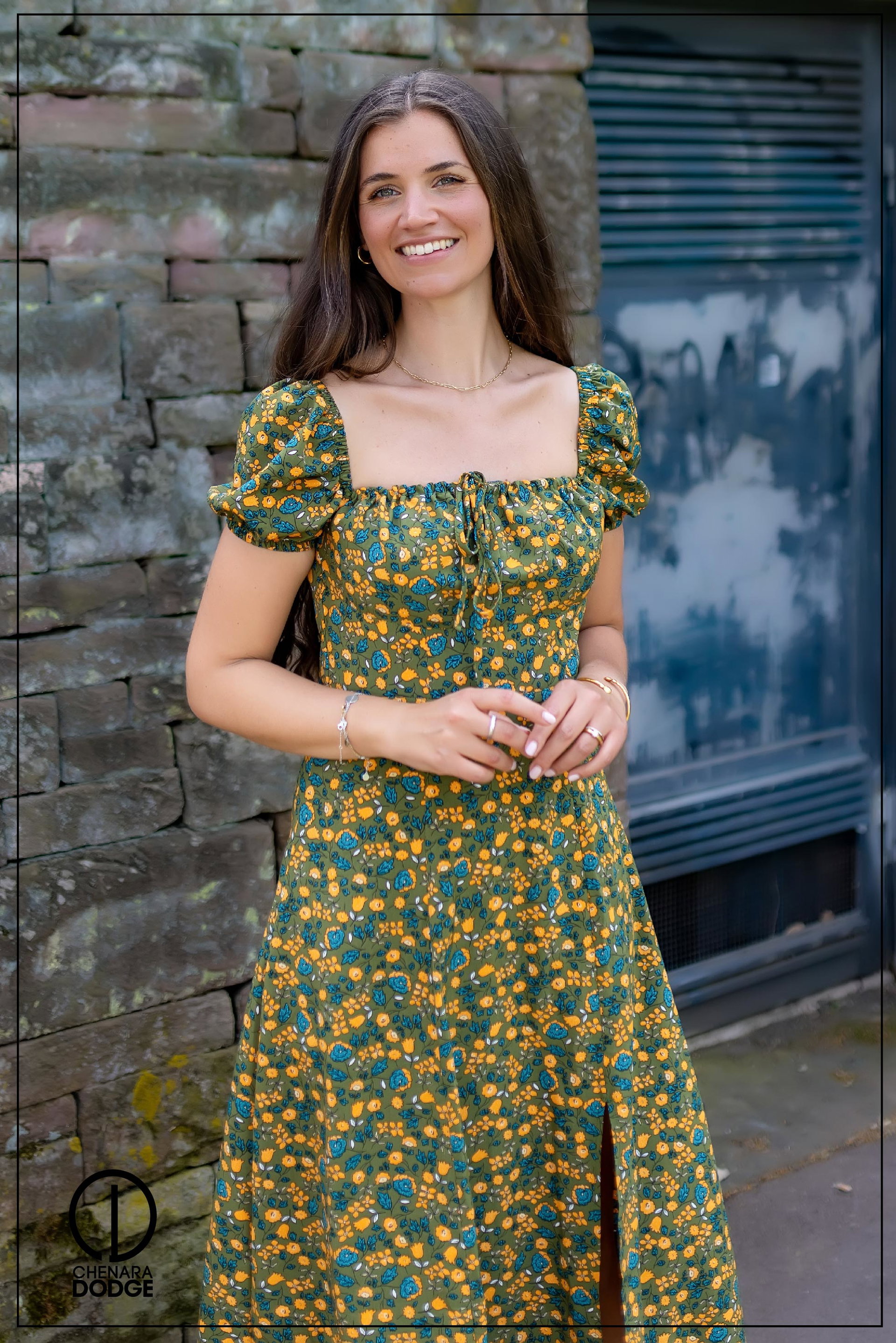 LIANA BUSTIER MIDI DRESS