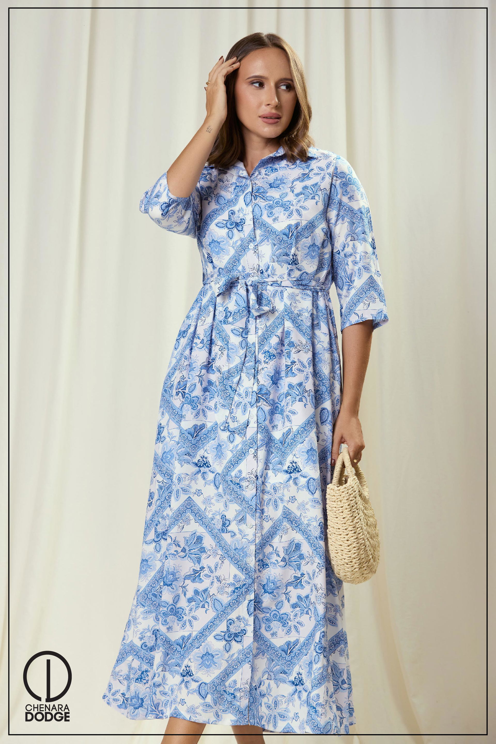 LILY MAXI LENGTH SHIRT DRESS