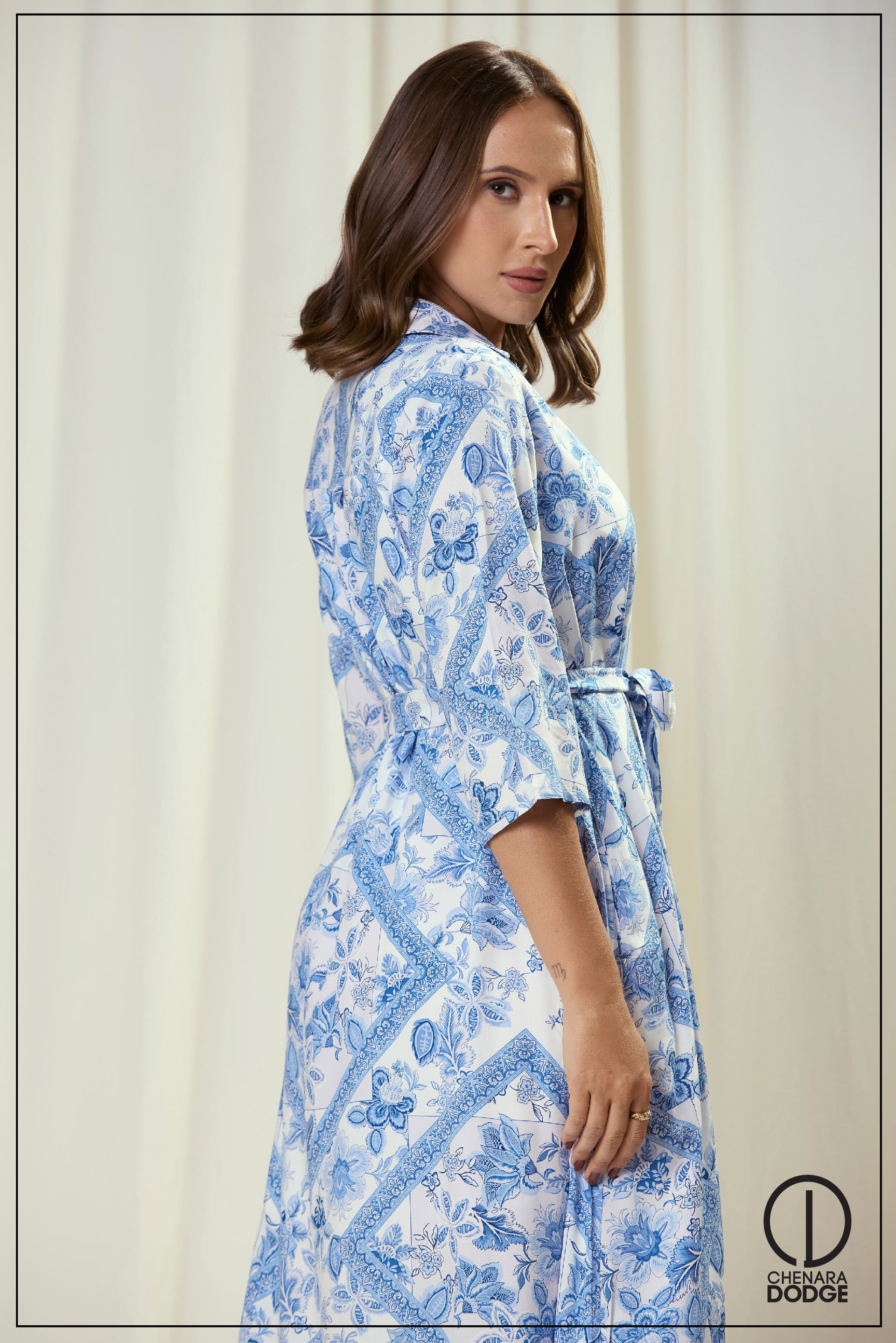 LILY MAXI LENGTH SHIRT DRESS