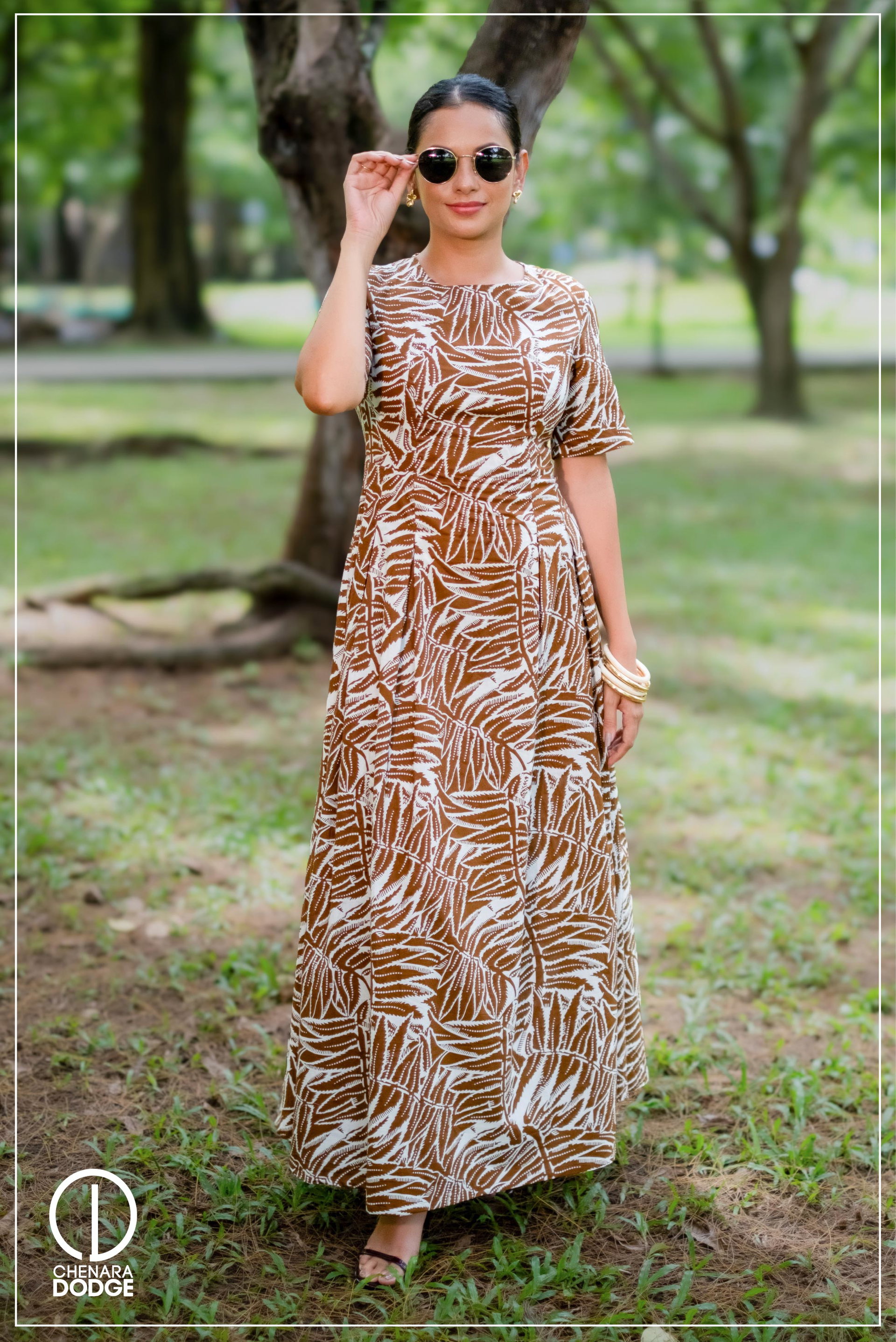 LORDE WAIST PLEATED MAXI DRESS