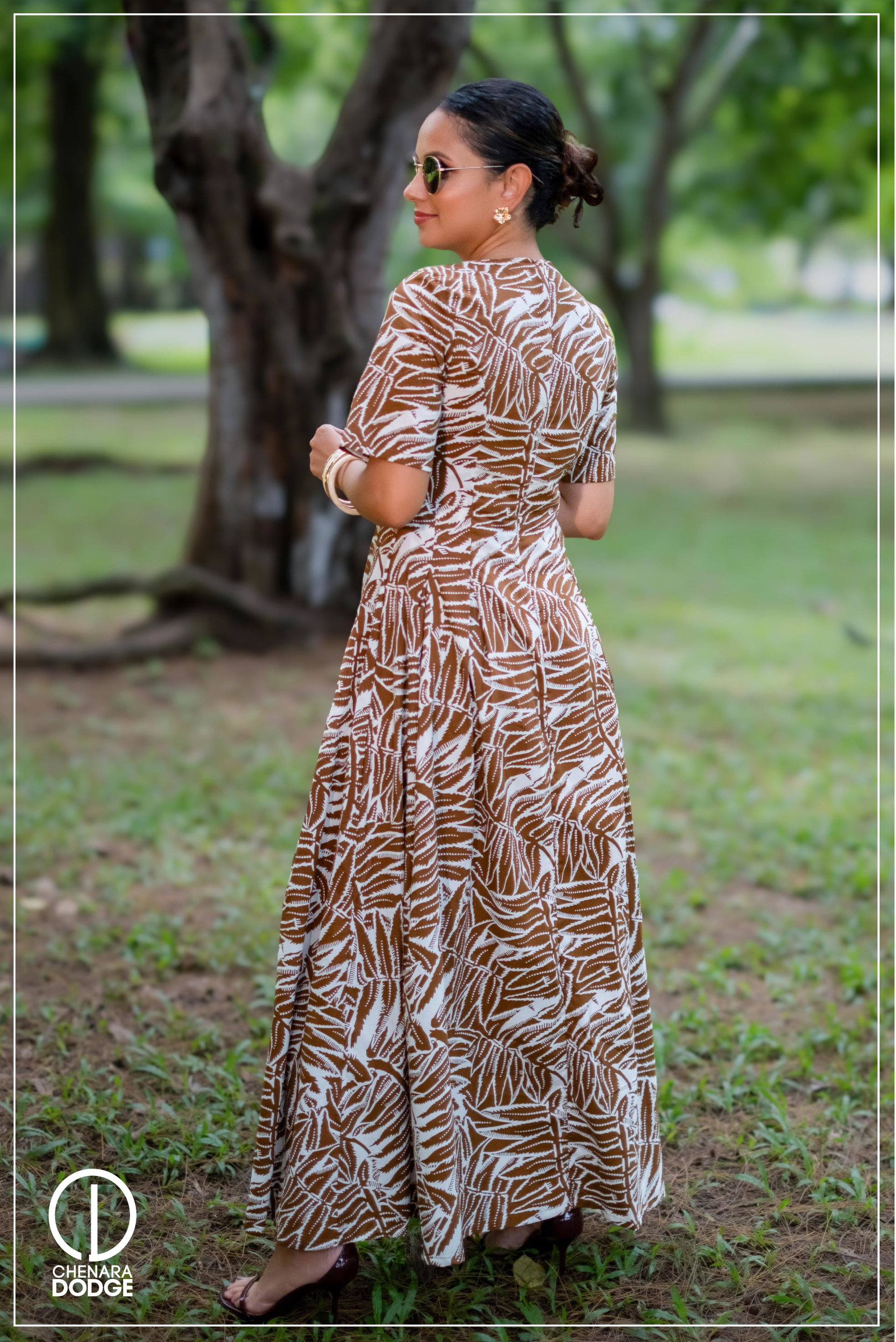 LORDE WAIST PLEATED MAXI DRESS