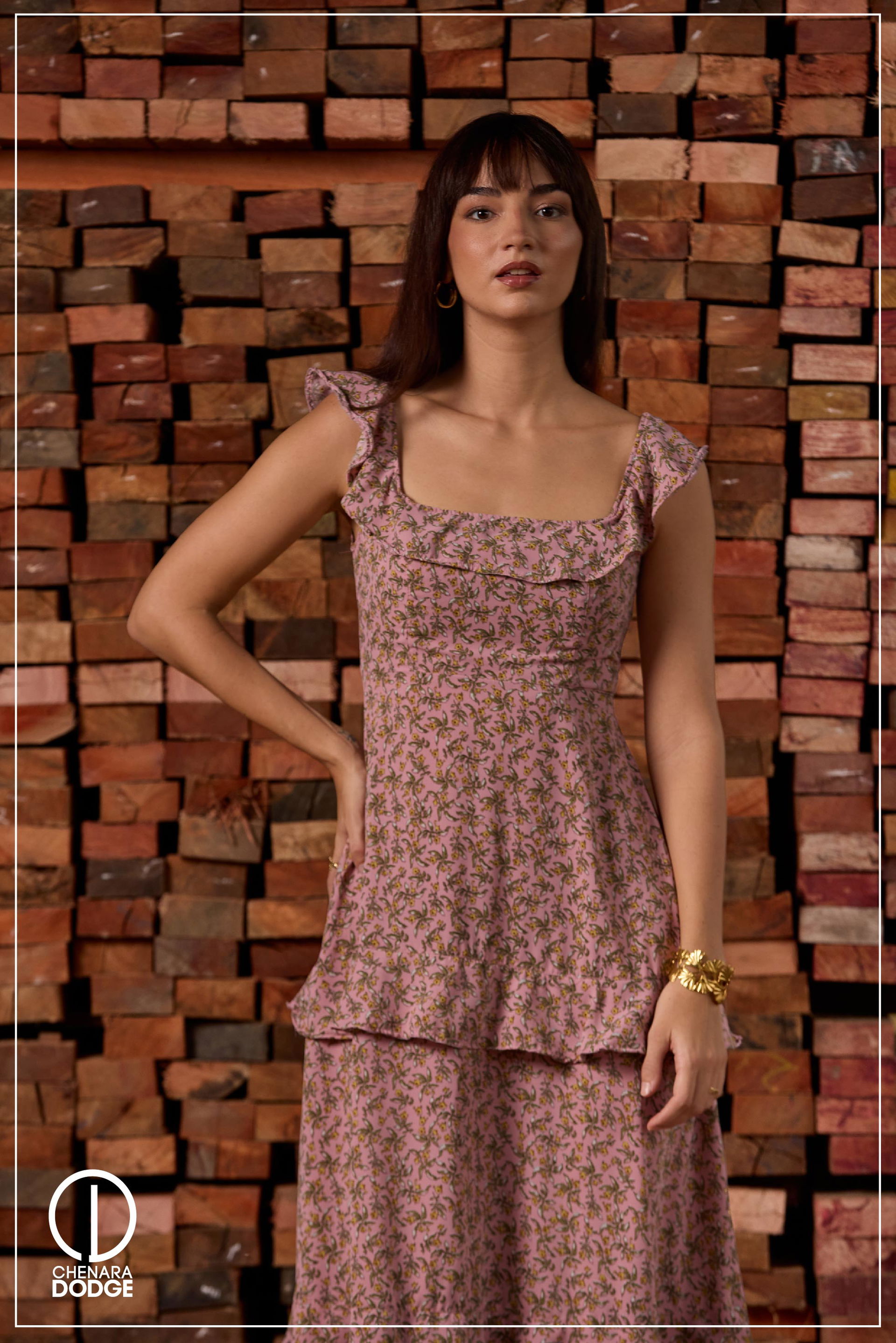 LUCY SQUARE NECK MAXI DRESS