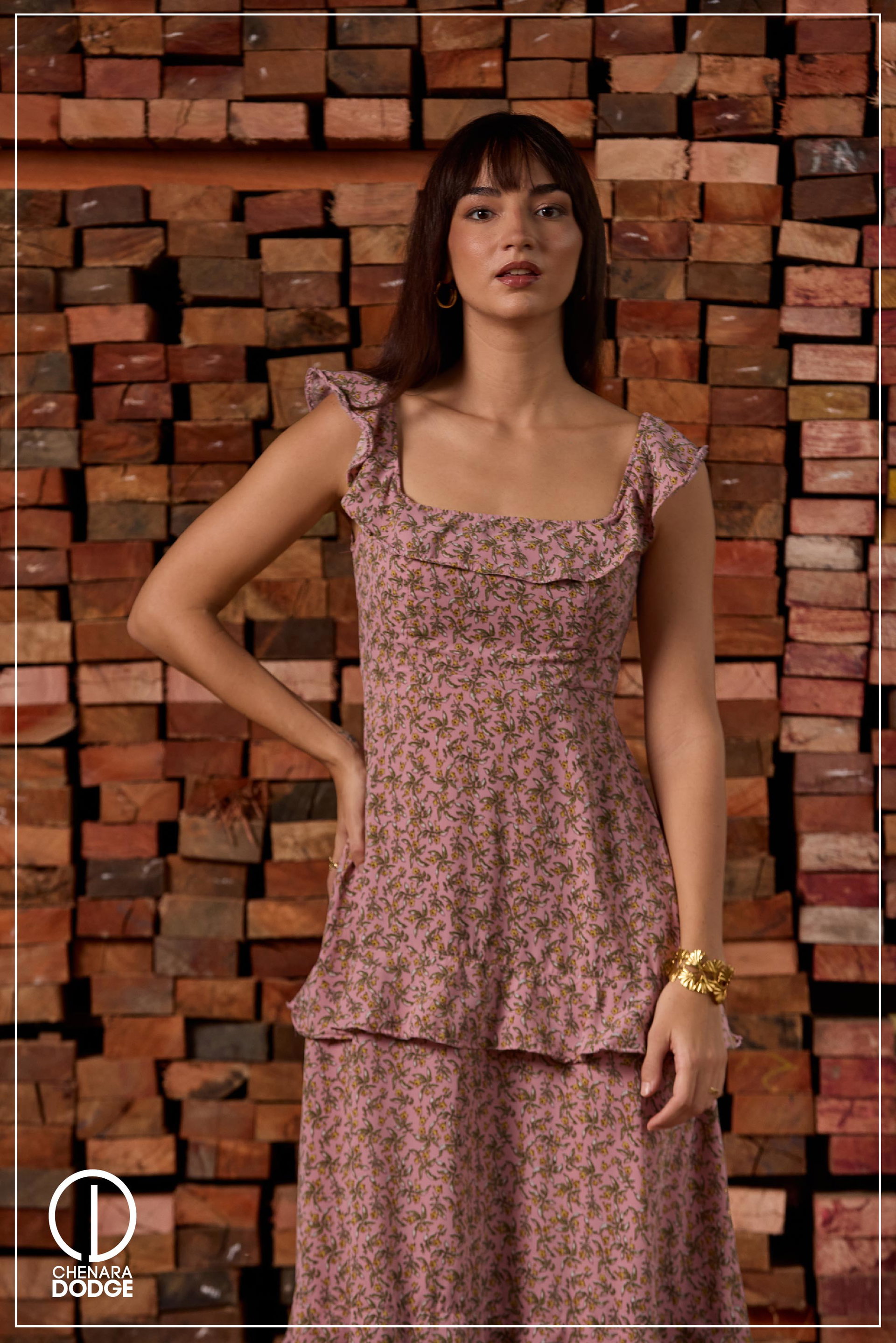 LUCY SQUARE NECK MAXI DRESS