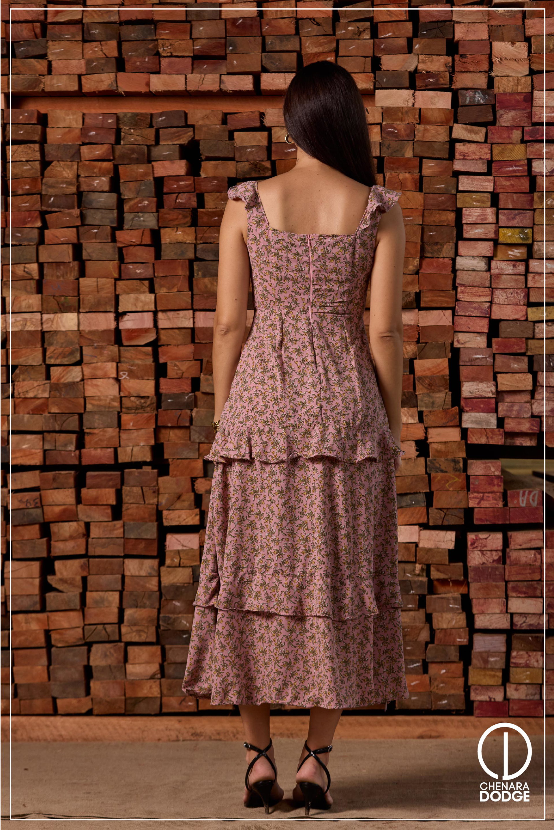 LUCY SQUARE NECK MAXI DRESS