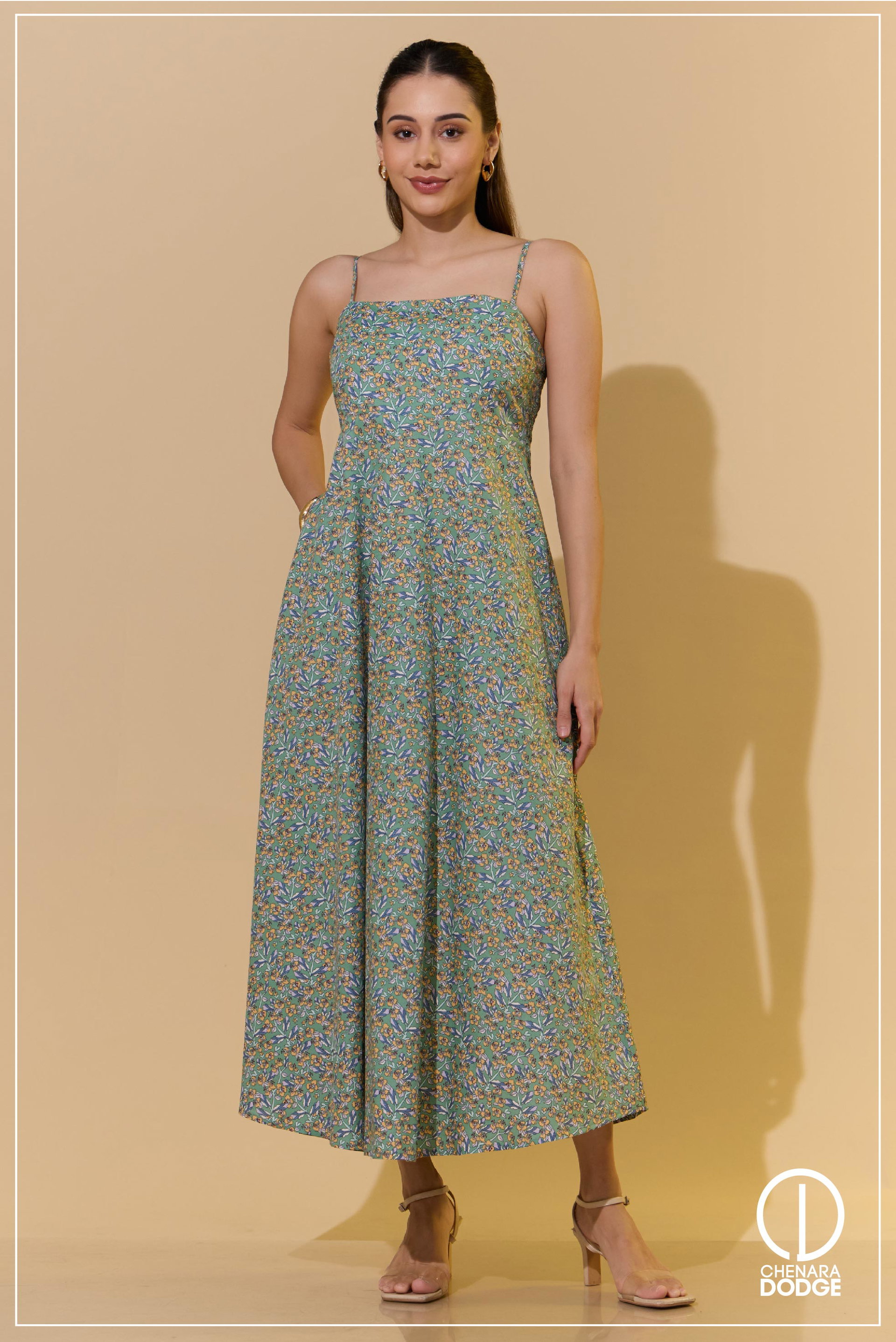 LUNA STRAPPY MAXI DRESS