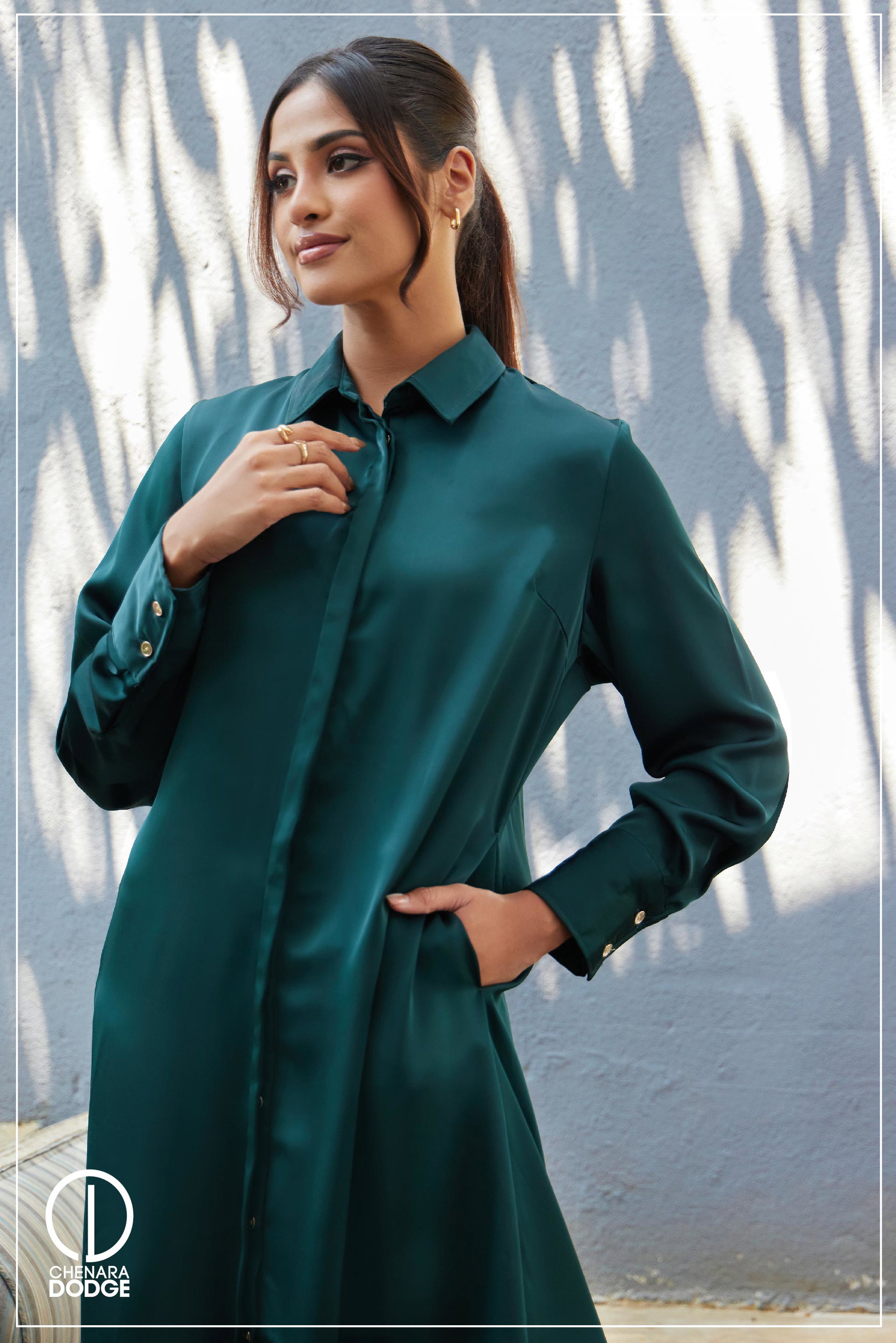 NOOR BUTTONED KURTA TOP