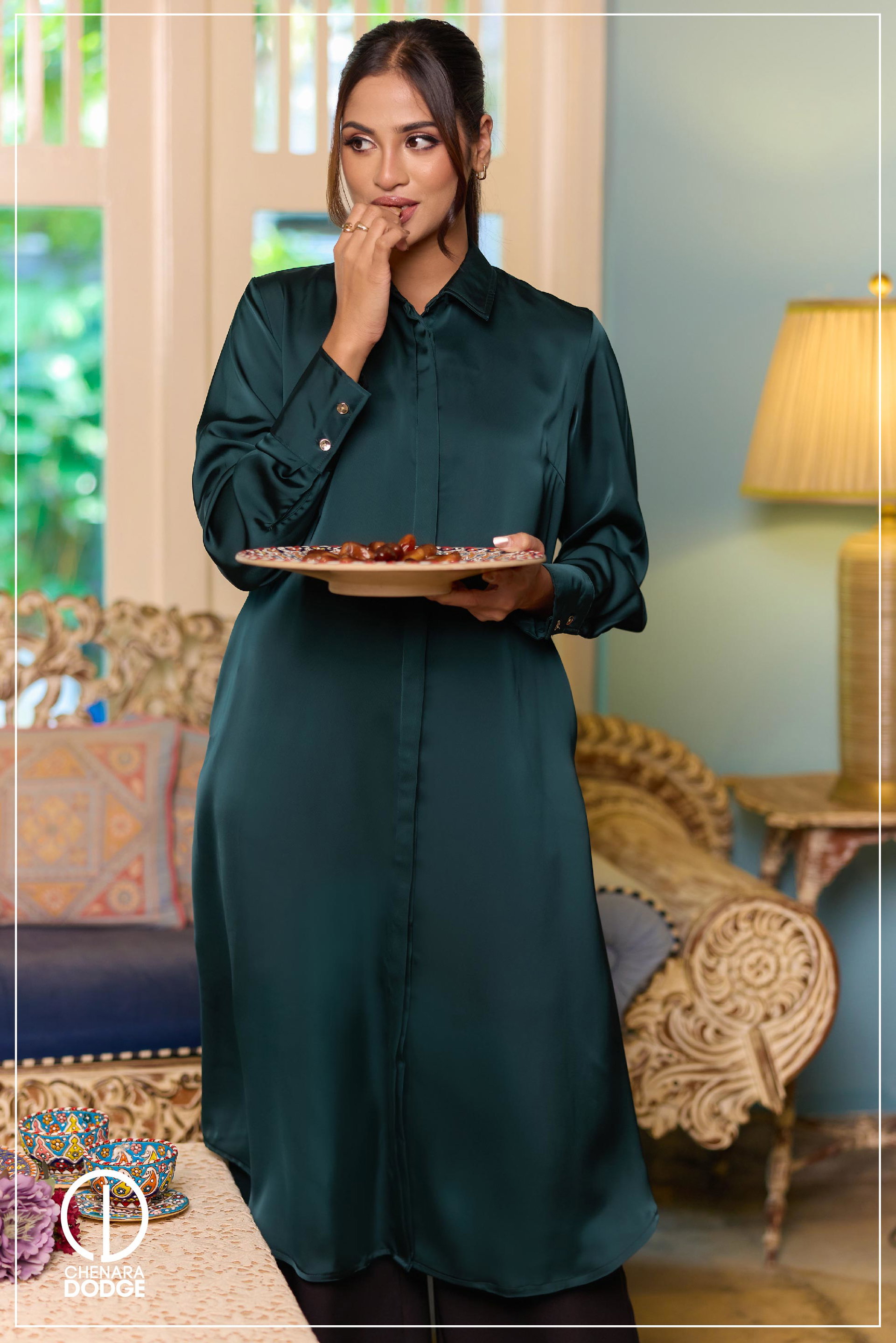 NOOR BUTTONED KURTA TOP