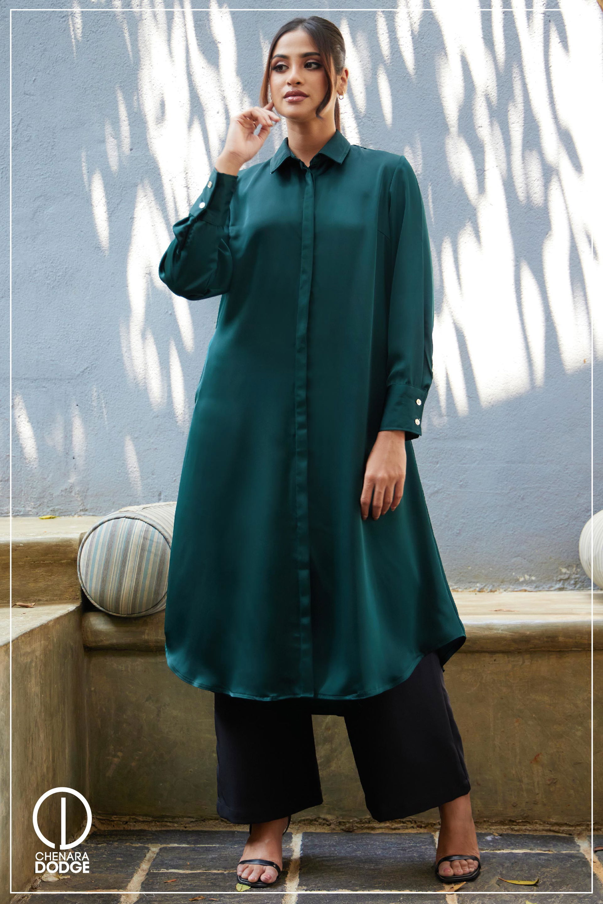 NOOR BUTTONED KURTA TOP