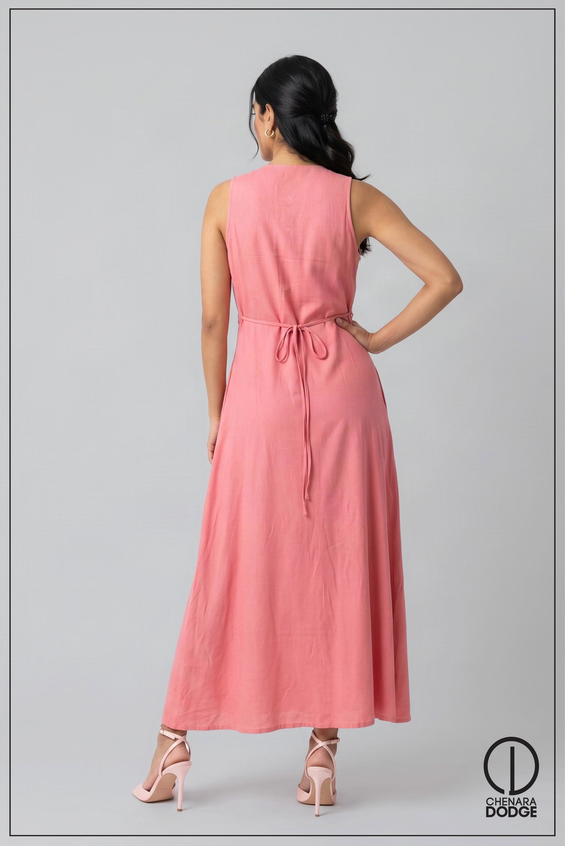 MADELINE  BUTTON DOWN MAXI DRESS