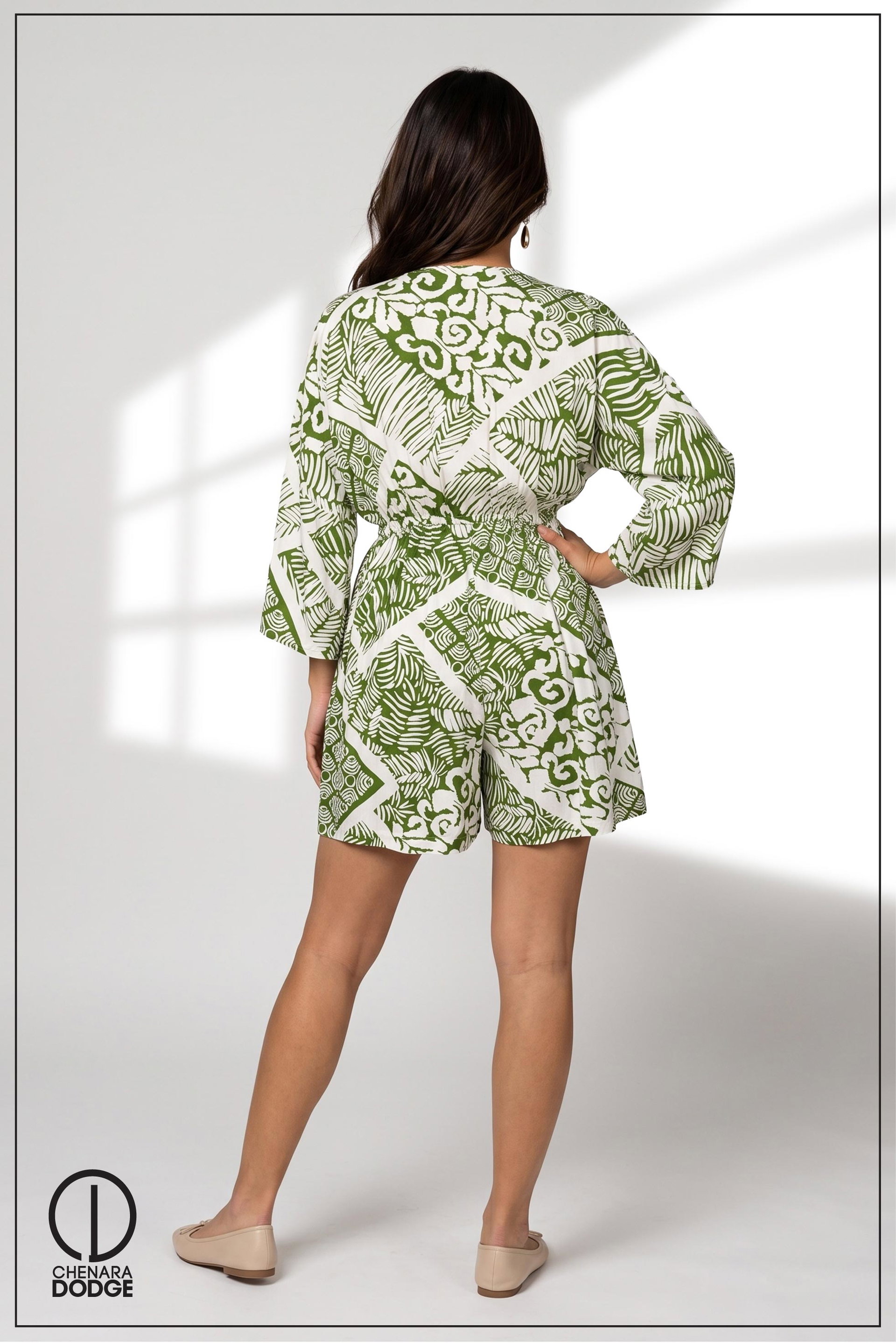 MANON WAIST TIE UP ROMPER
