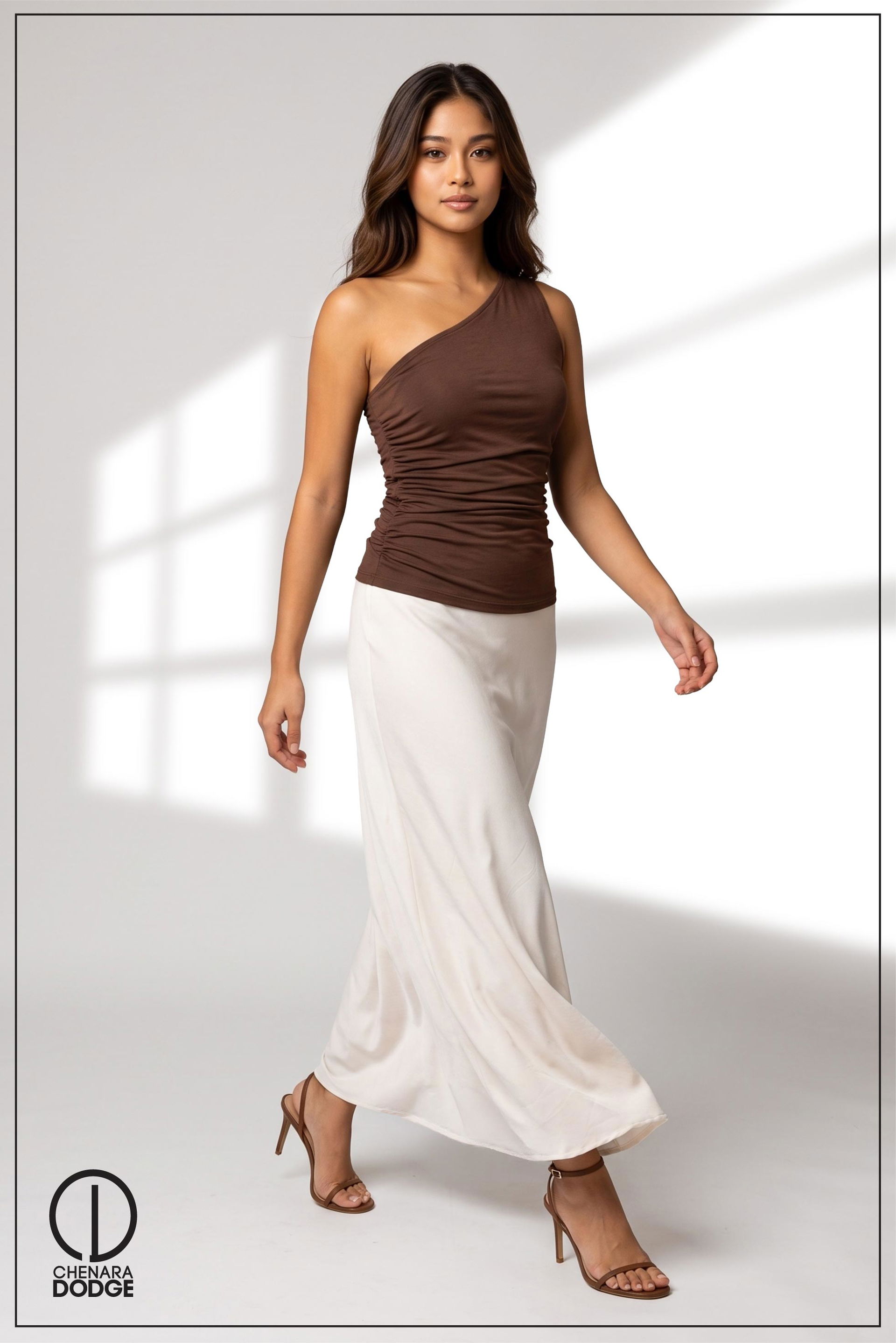 MARIE ONE SHOULDER CROP TOP