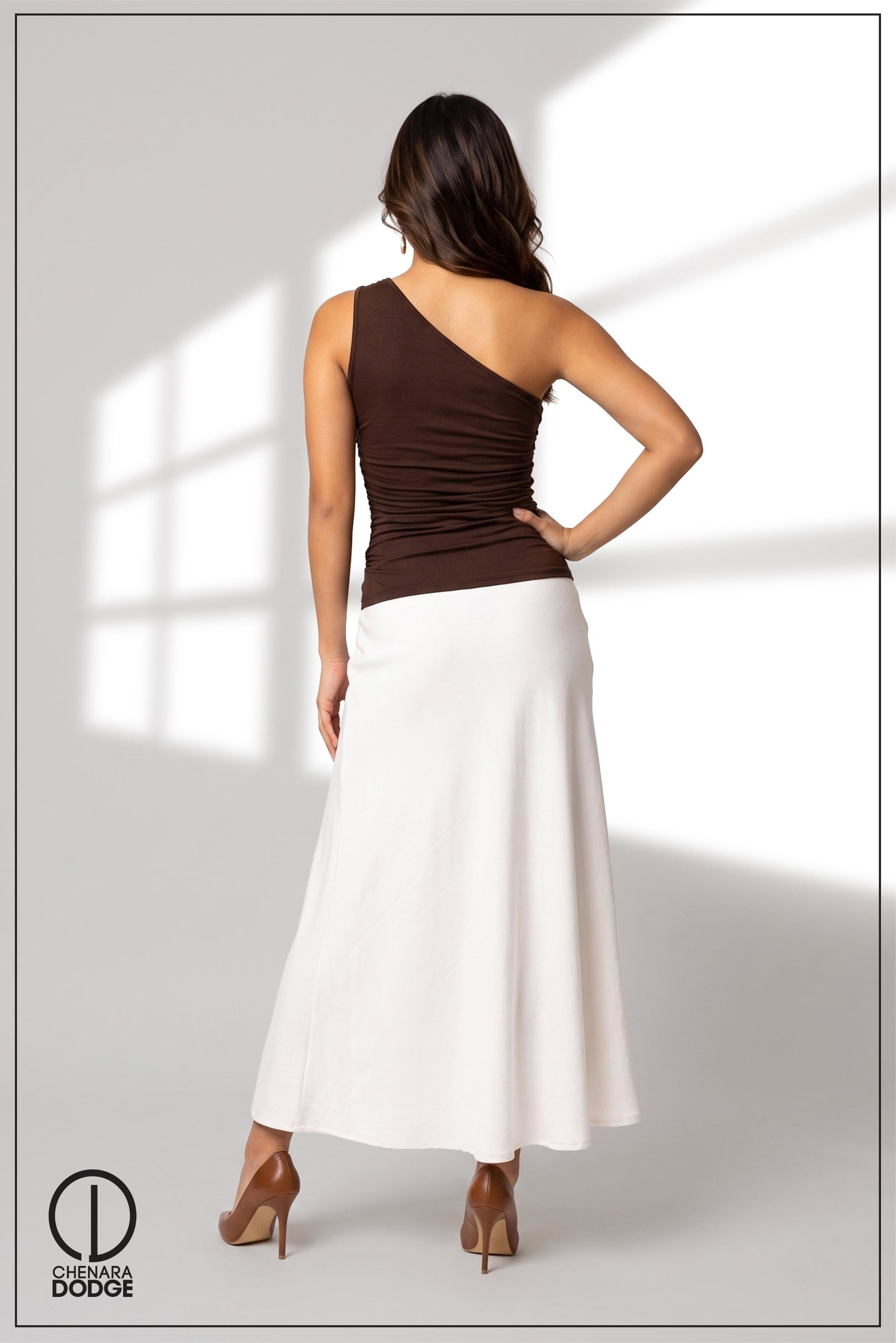 MARIE ONE SHOULDER CROP TOP
