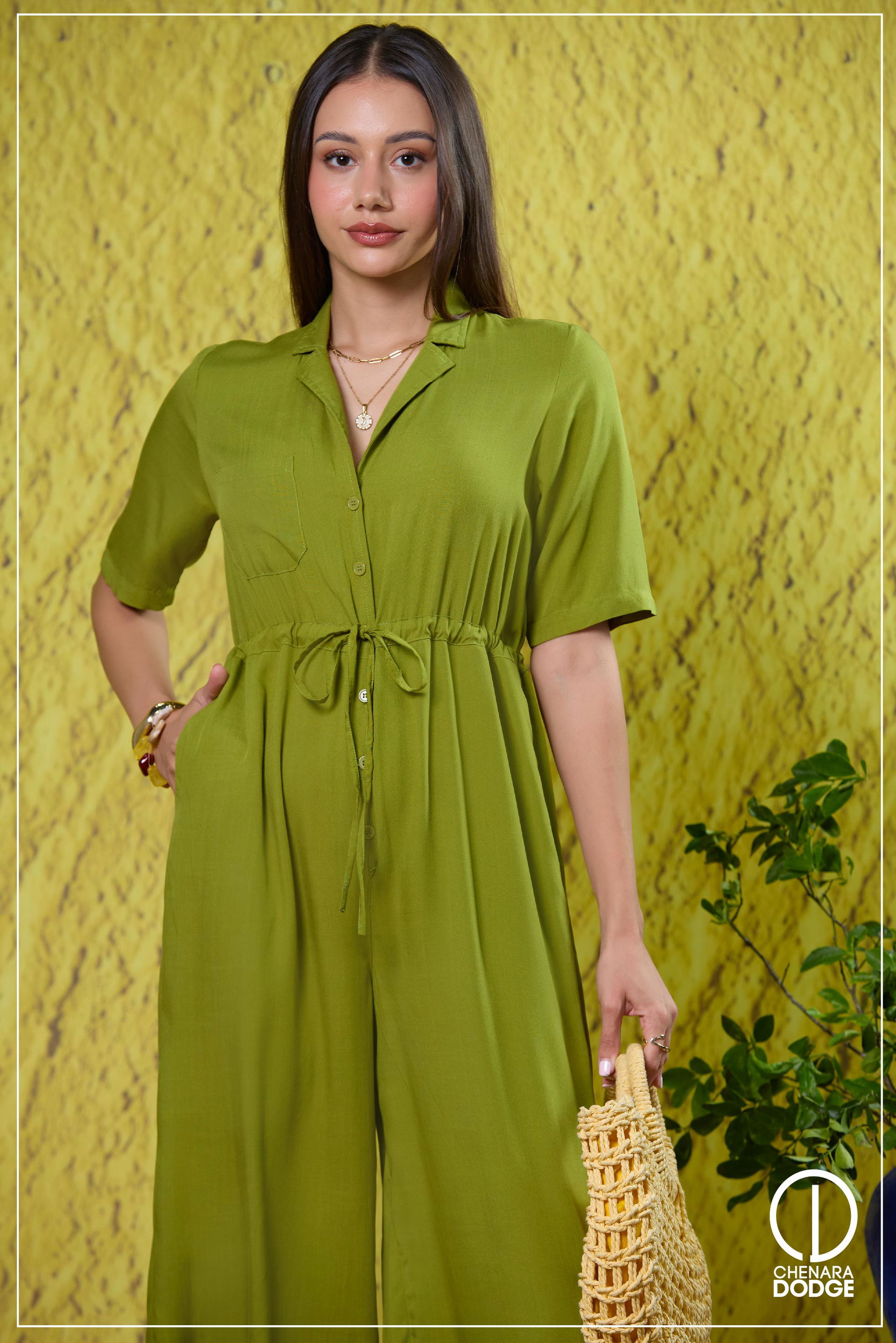 MARISSA SHORT SLEEVE JUMPSUIT