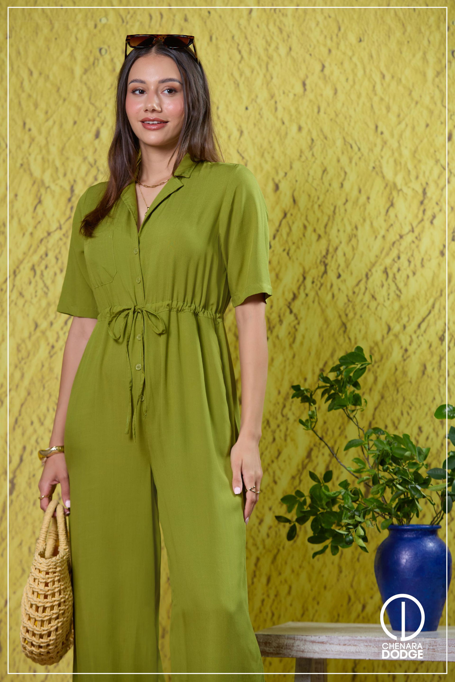 MARISSA SHORT SLEEVE JUMPSUIT