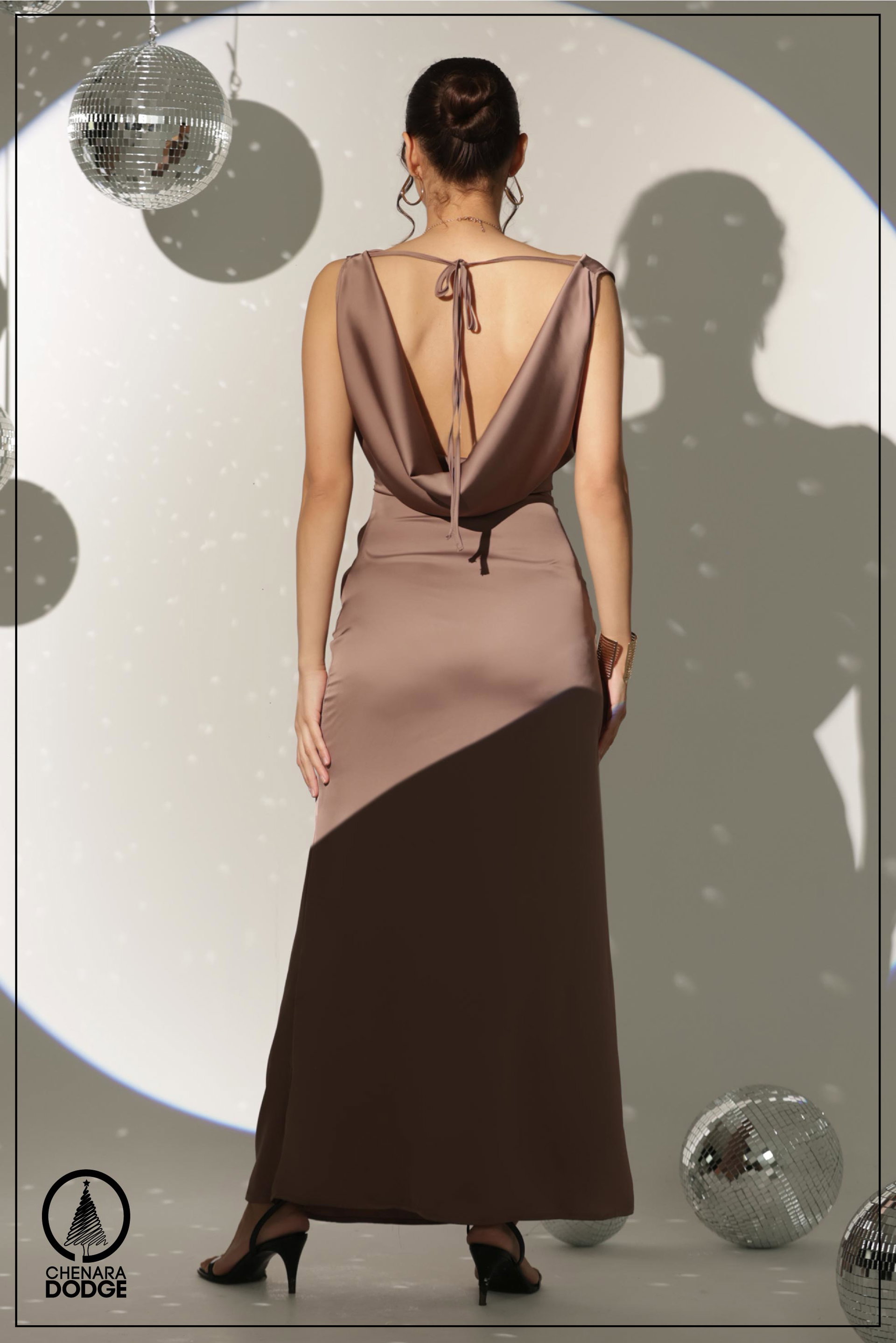 MARTA COWL NECK MAXI DRESS