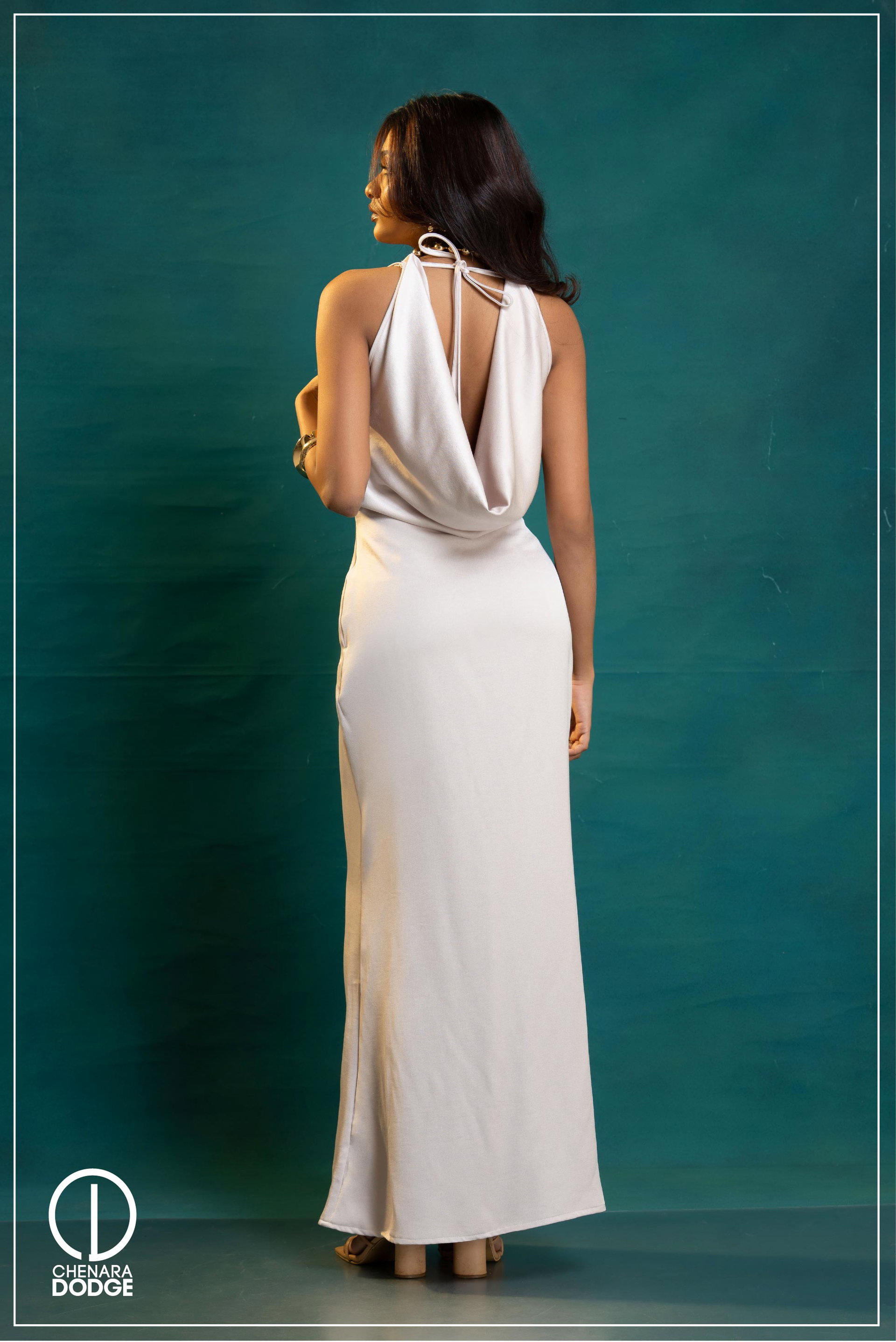 MARTA COWL NECK MAXI DRESS