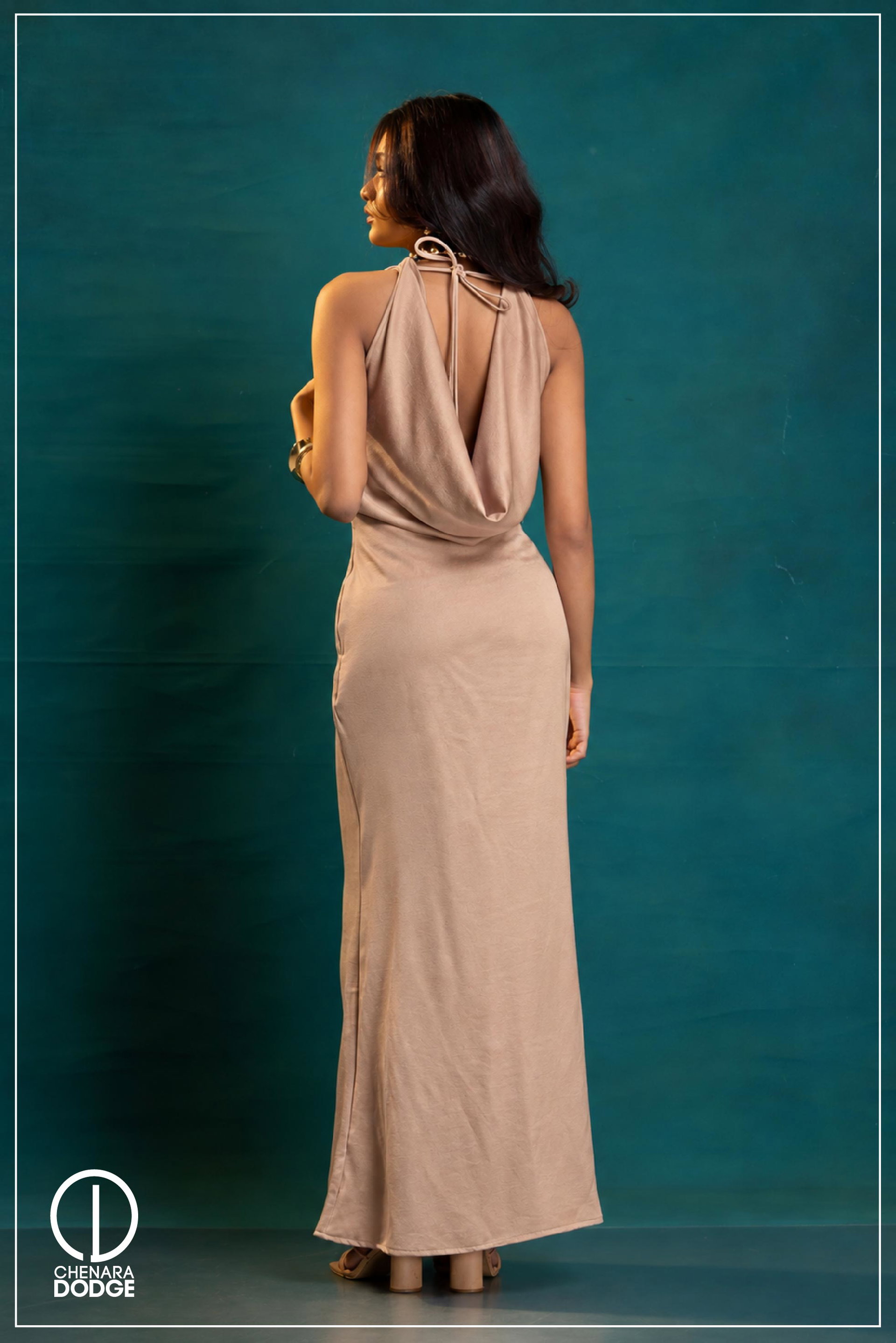 MARTA COWL NECK MAXI DRESS