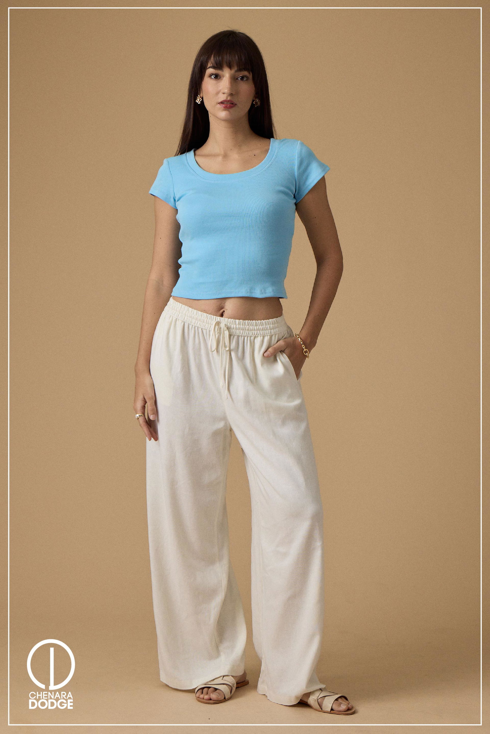 MILLIE SHORT SLEEVE CROP TOP