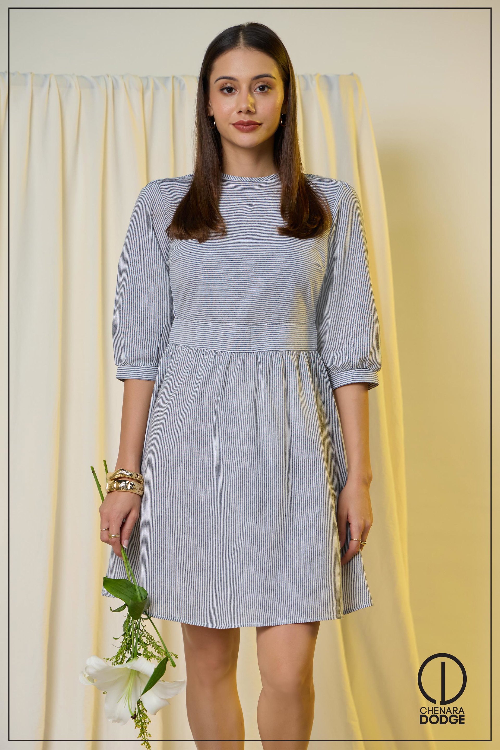 MINDI HIGH NECK MINI DRESS