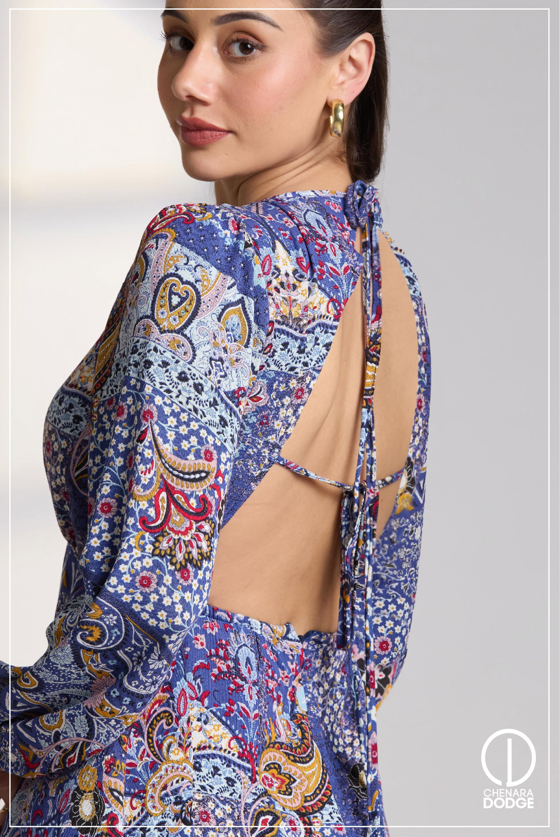 MIRA BACKLESS MINI DRESS