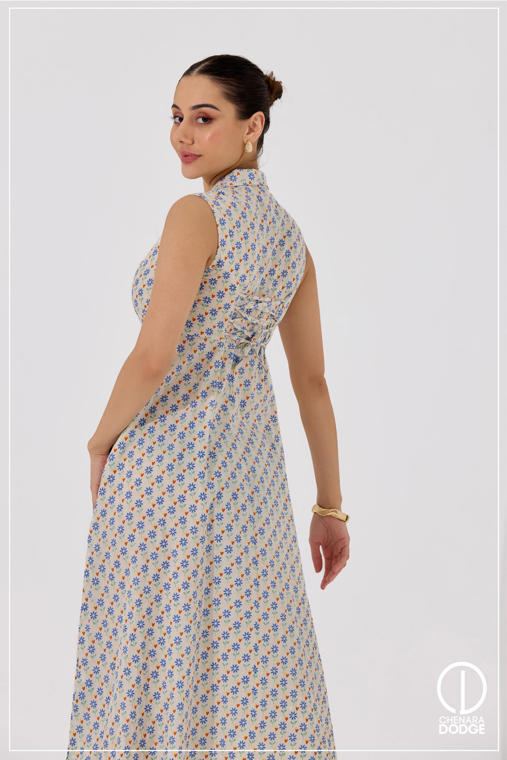 MIRA BUTTON DOWN MAXI DRESS