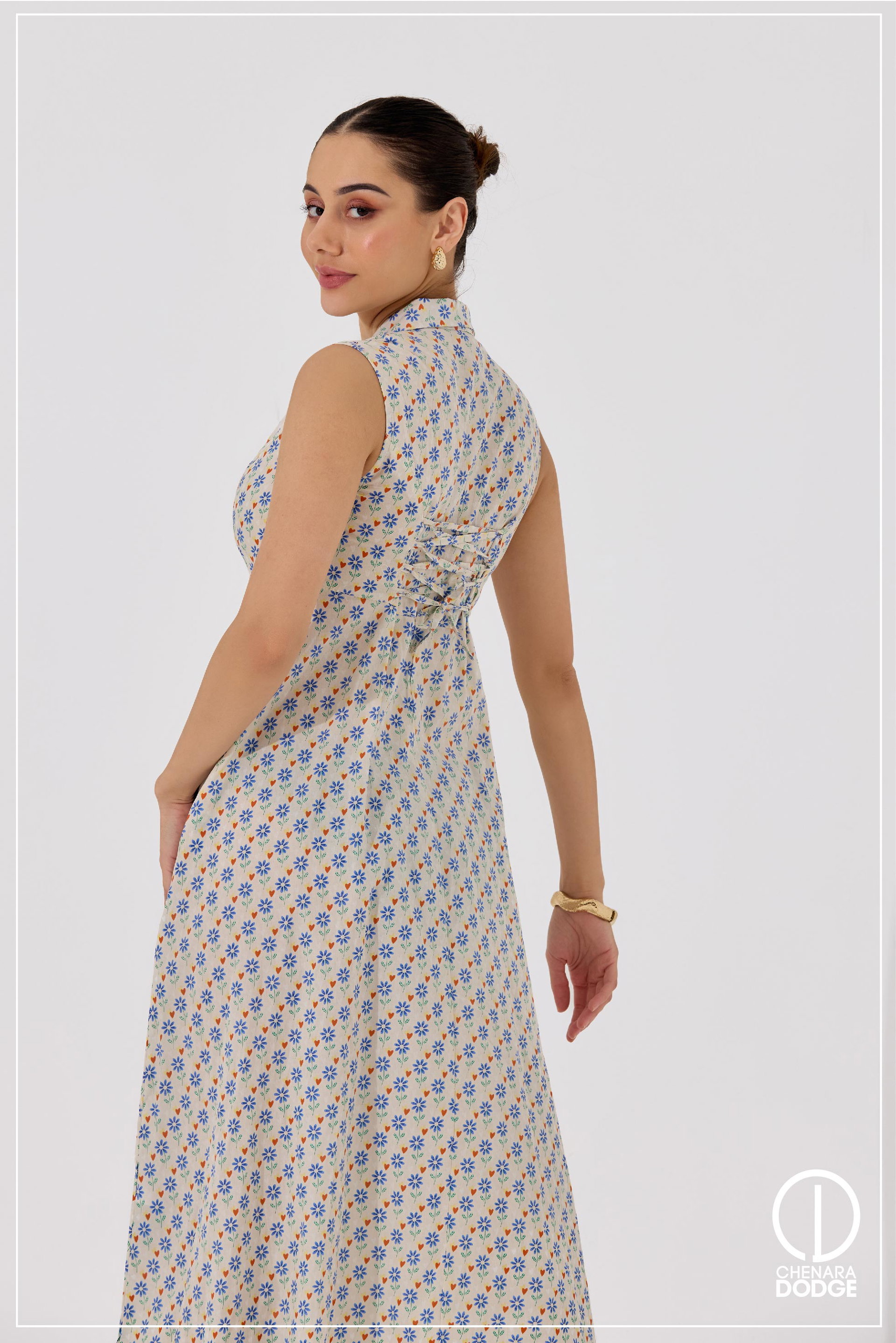 LARA BUTTON DOWN MAXI DRESS