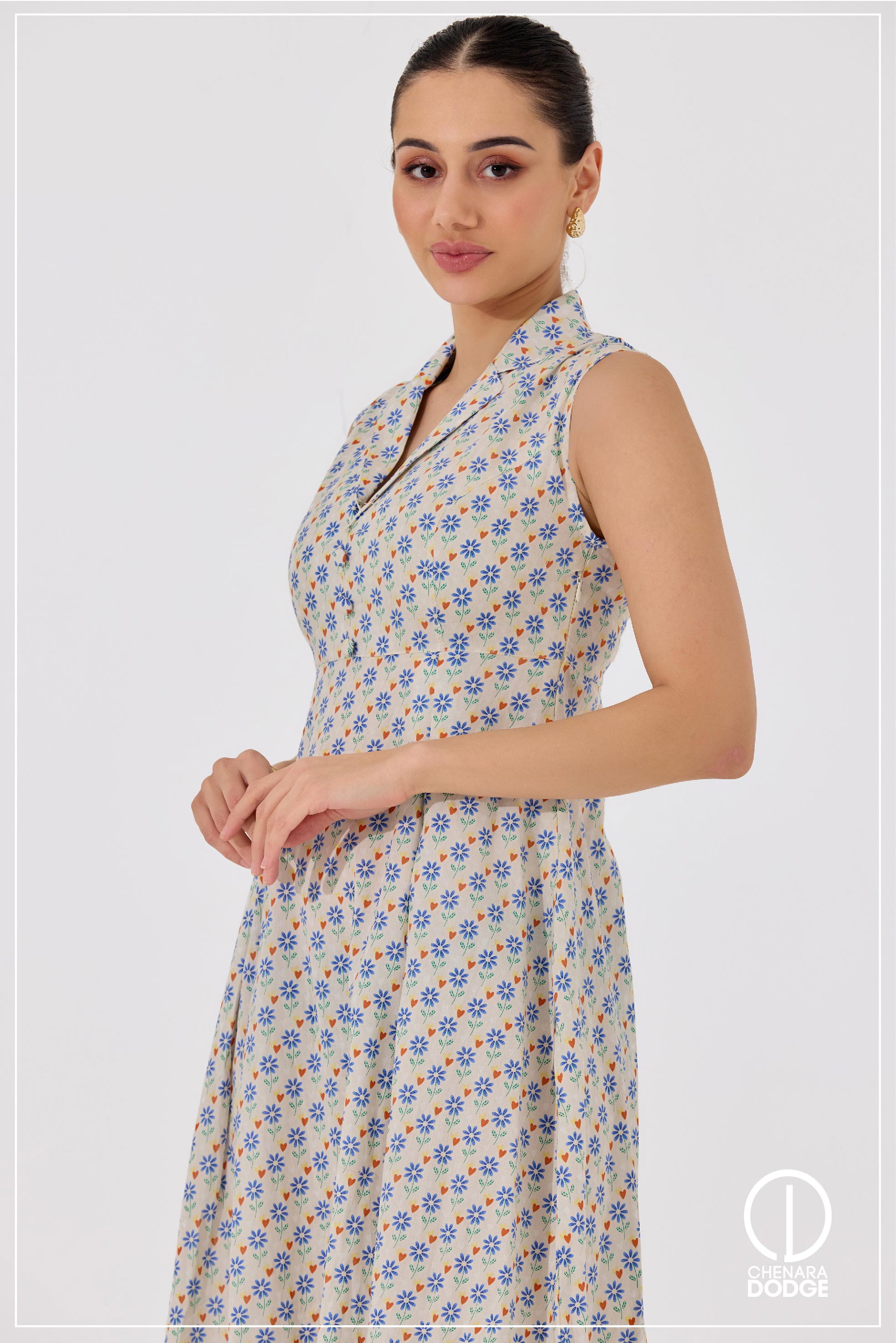 LARA BUTTON DOWN MAXI DRESS