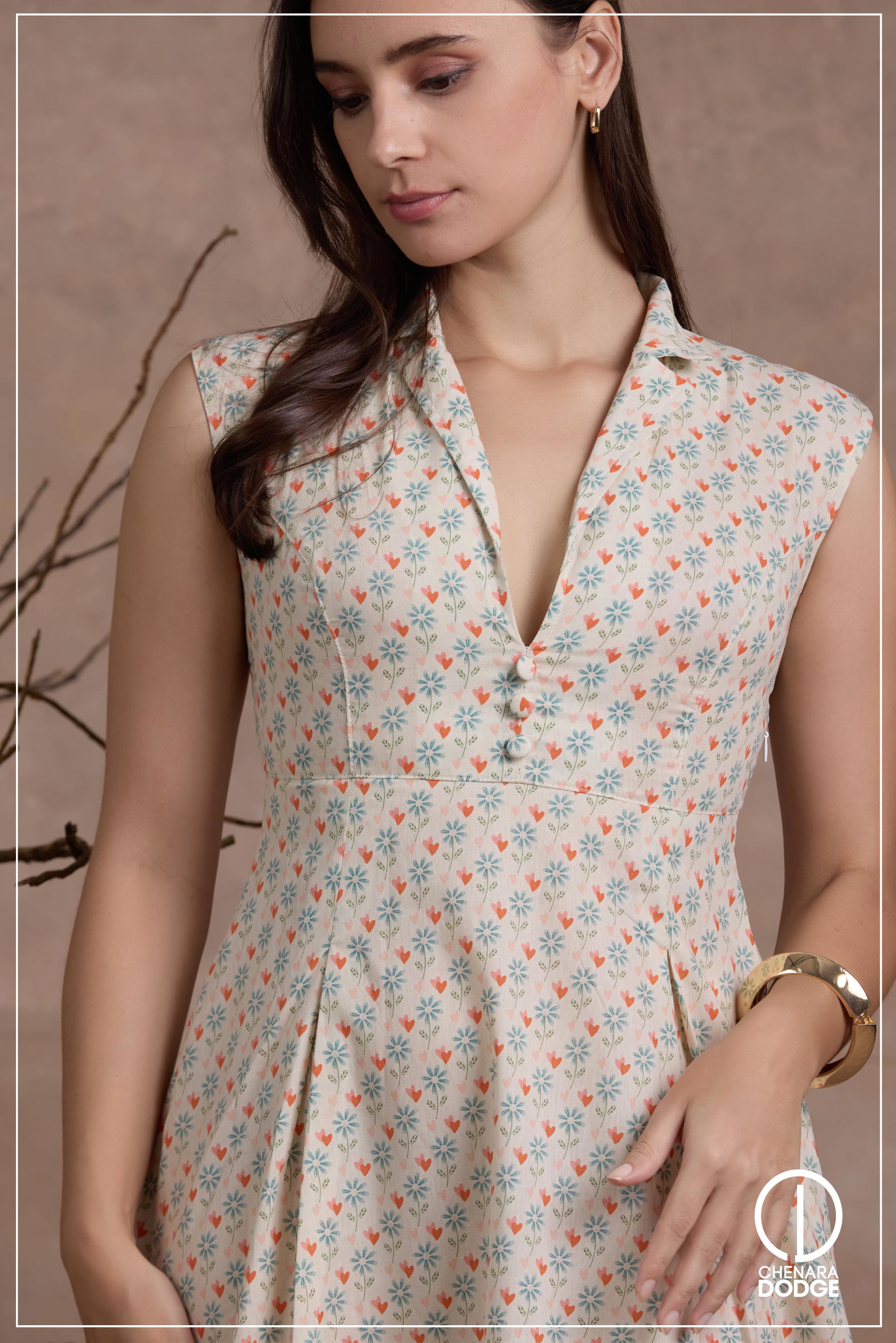 MIRA BUTTON DOWN MAXI DRESS