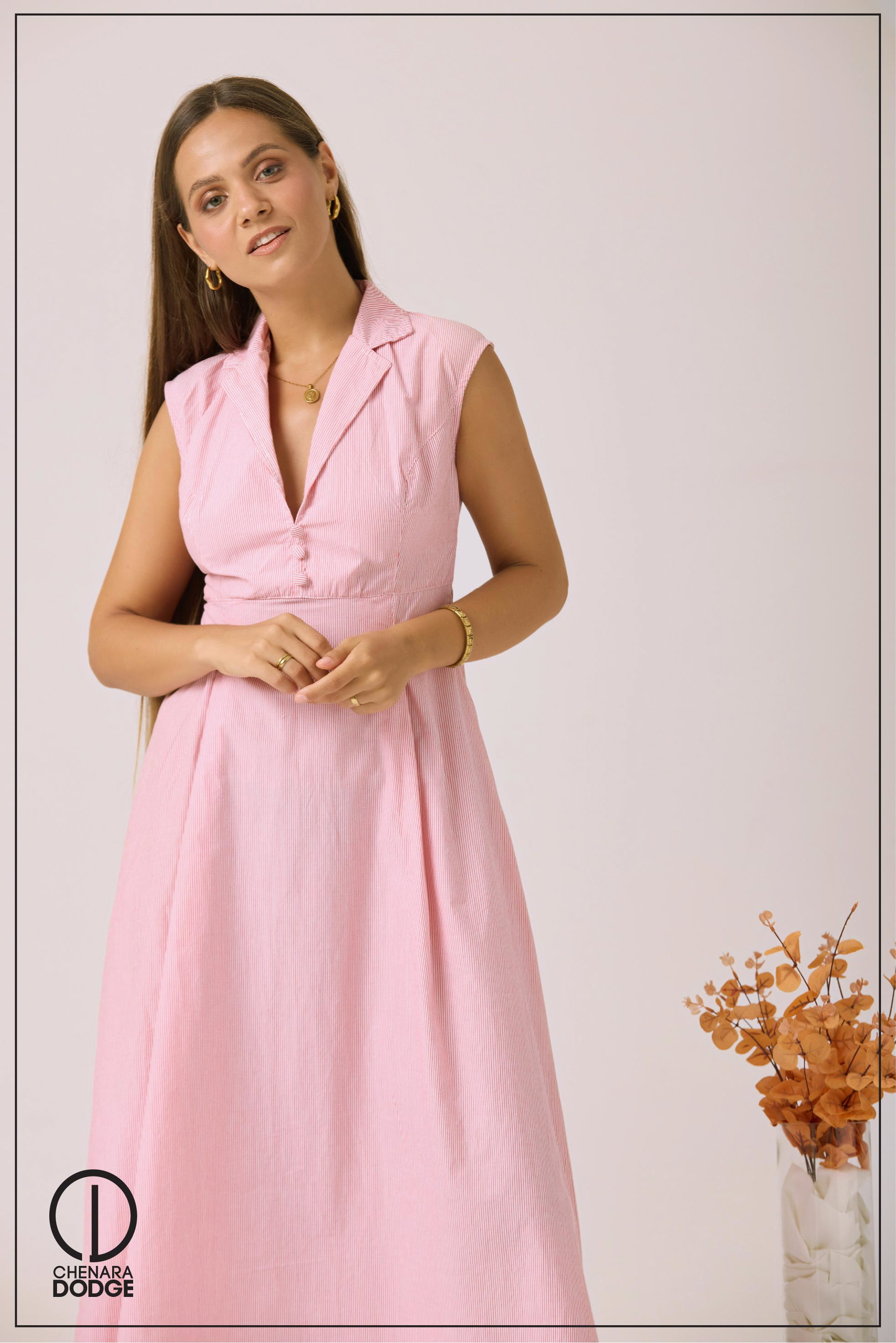 MIRA BUTTON DOWN MAXI DRESS