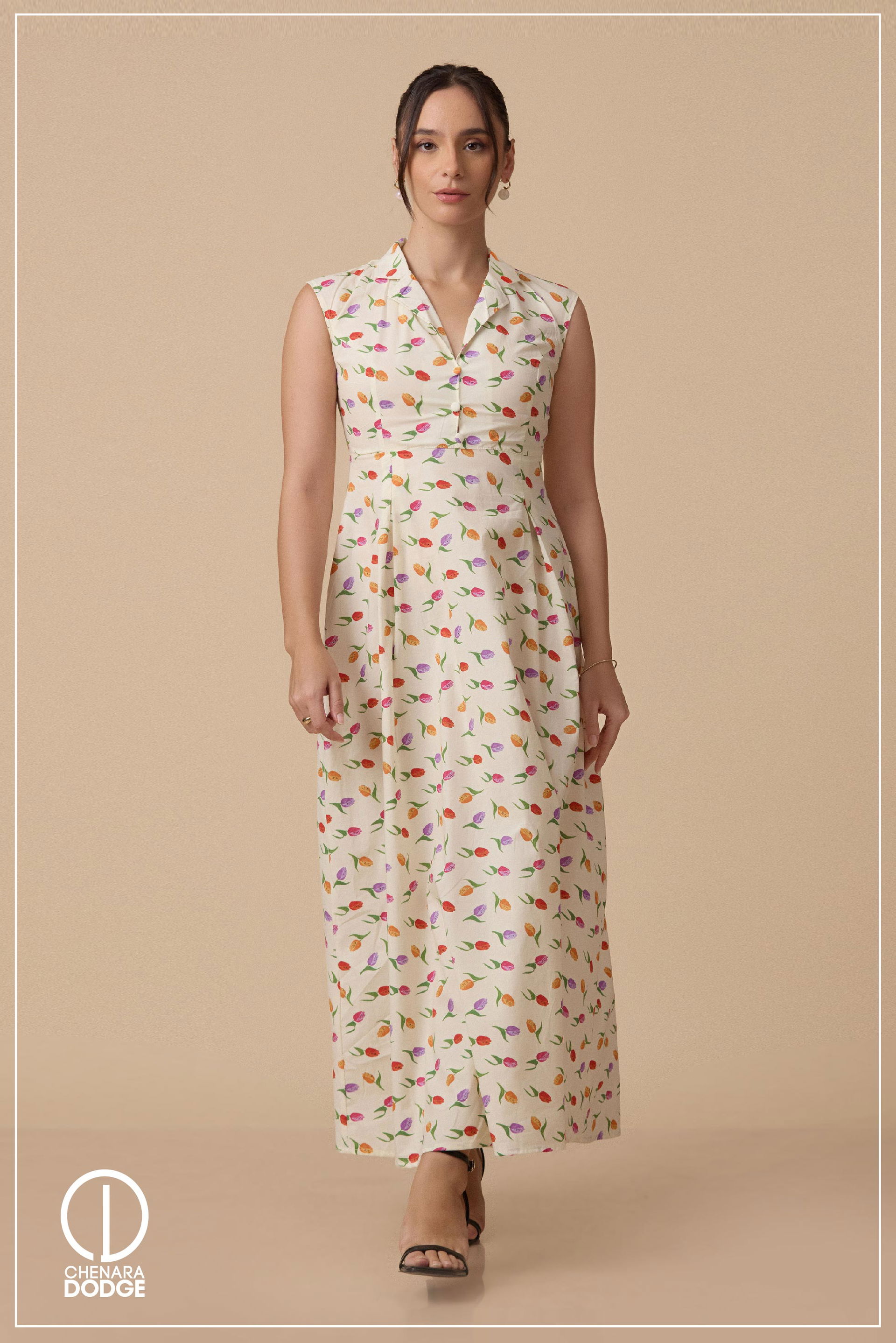 MIRA BUTTON DOWN MAXI DRESS