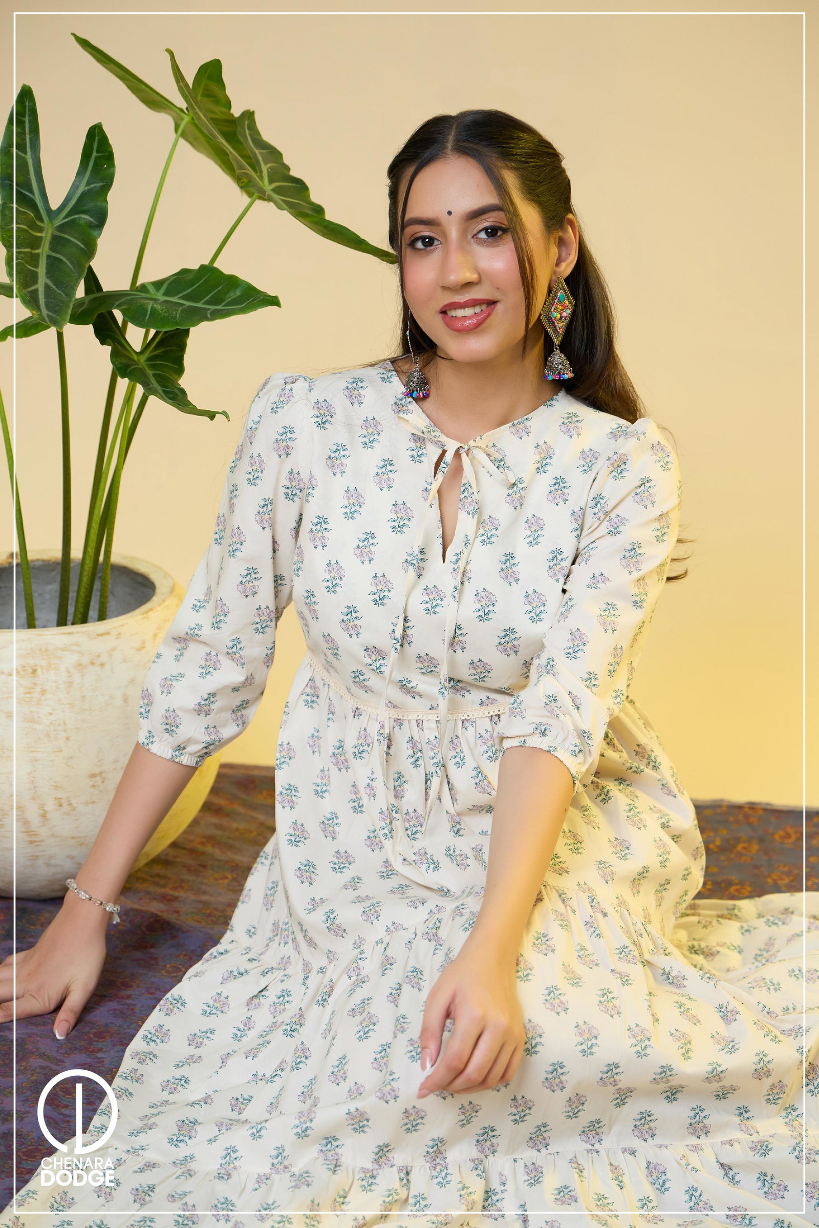 Molly Dress in Anniversary Print