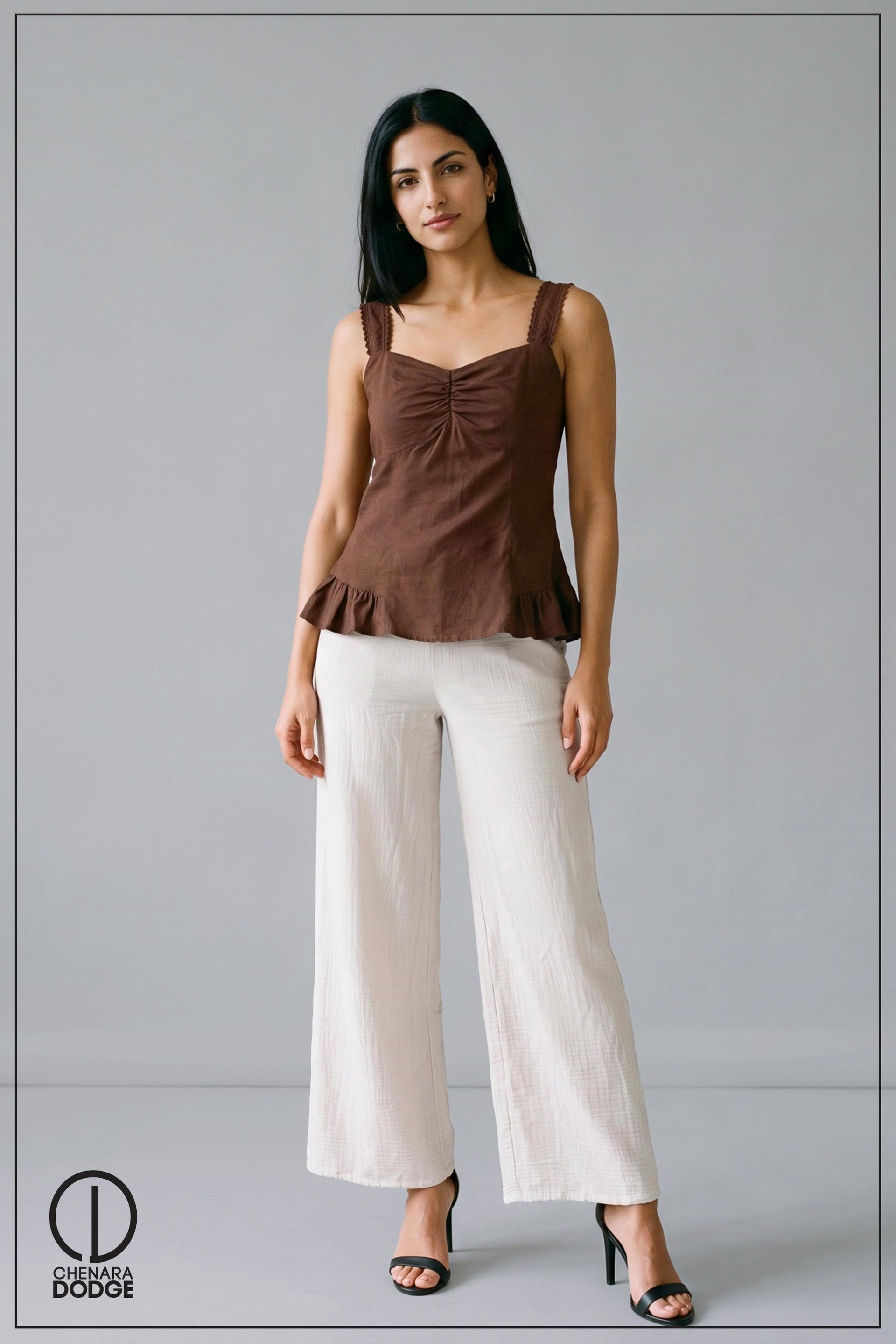 NADIA SWEETHEART NECK  TOP 