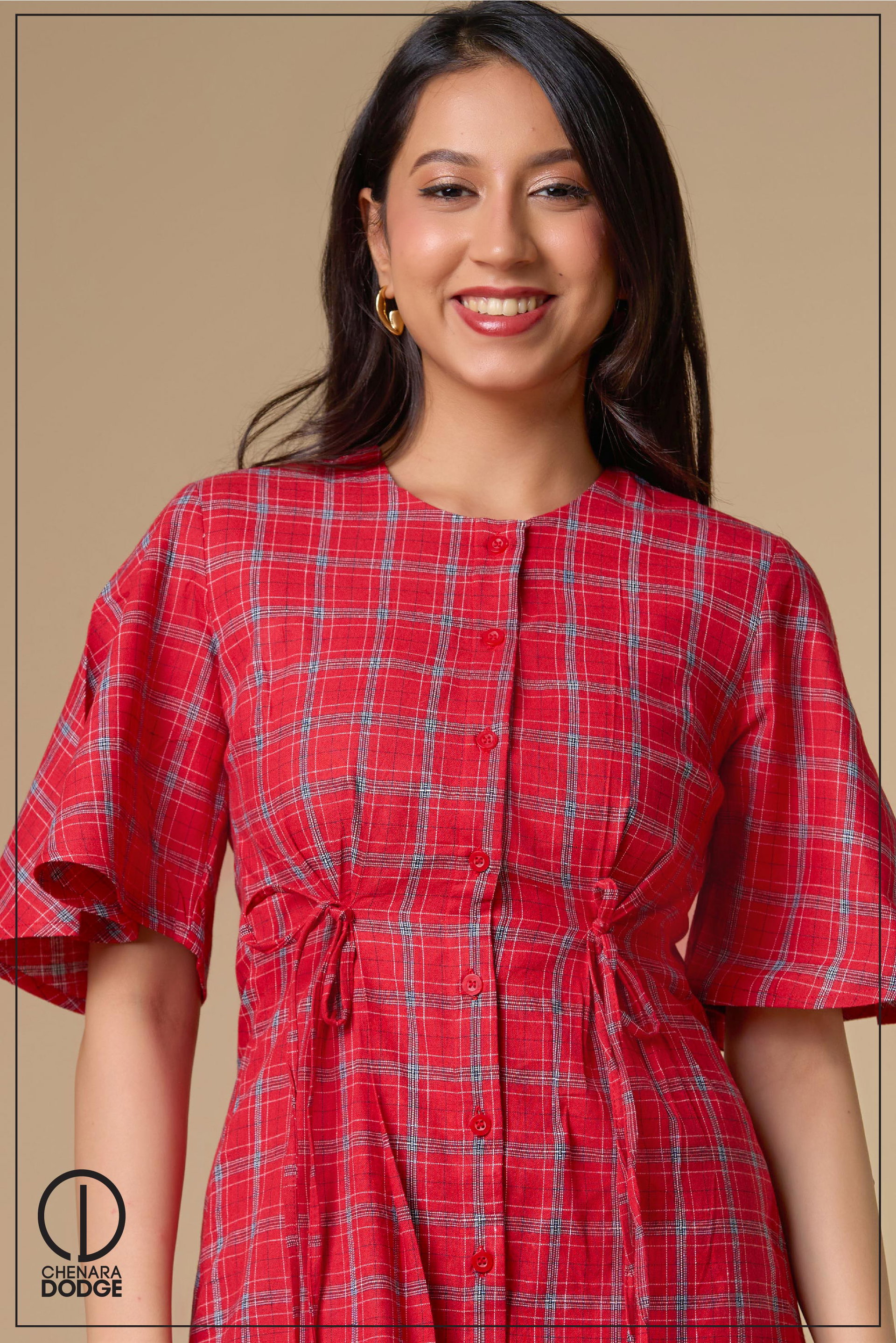 NANCY BELL SLEEVE MINI DRESS