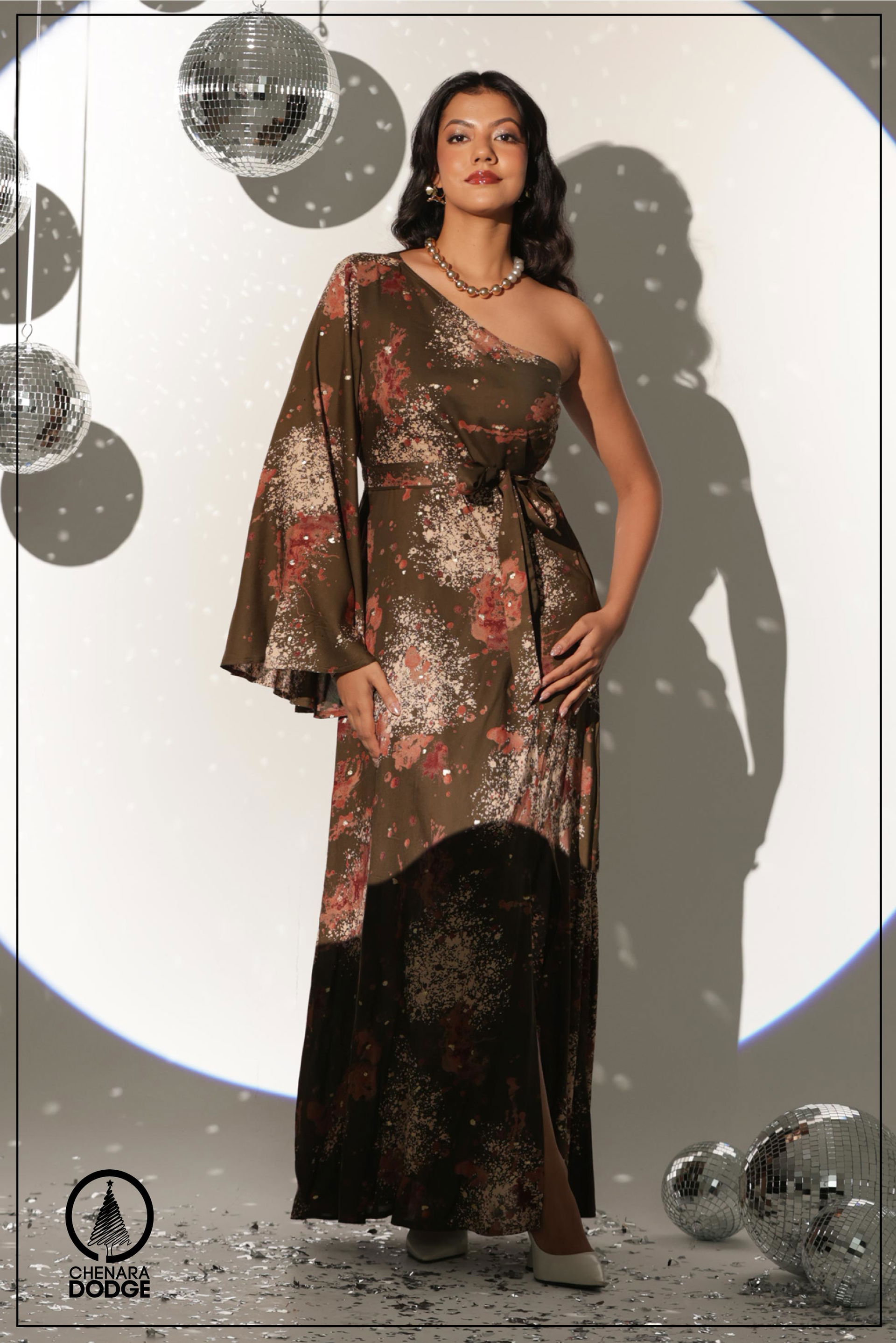 NATALIE ONE SHOULDER MAXI DRESS