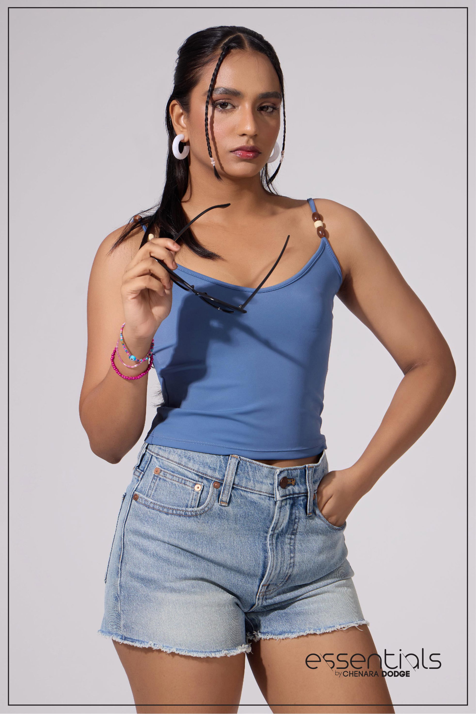 NEEZA TOGGLE DETAILED TANK TOP
