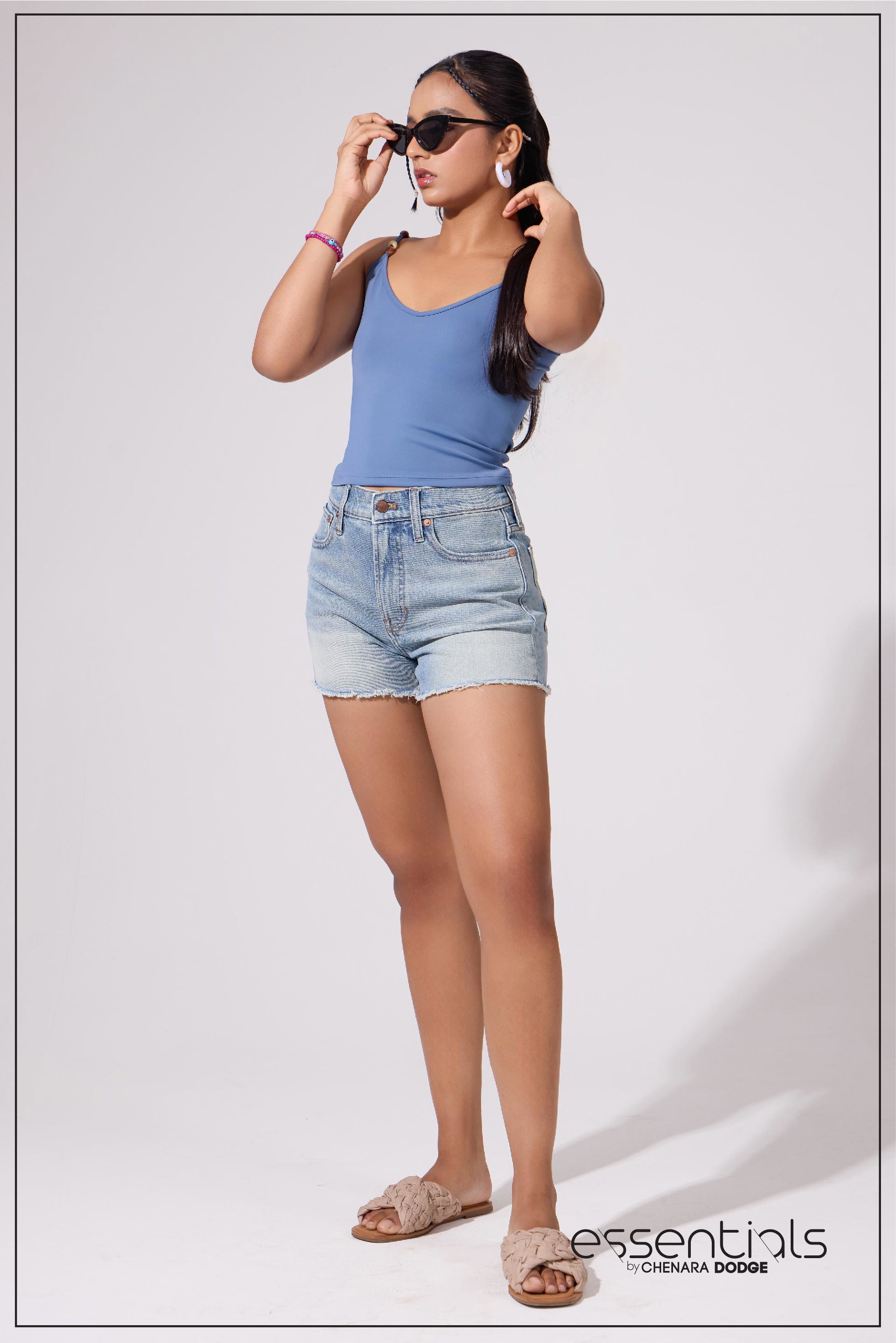 NEEZA TOGGLE DETAILED TANK TOP