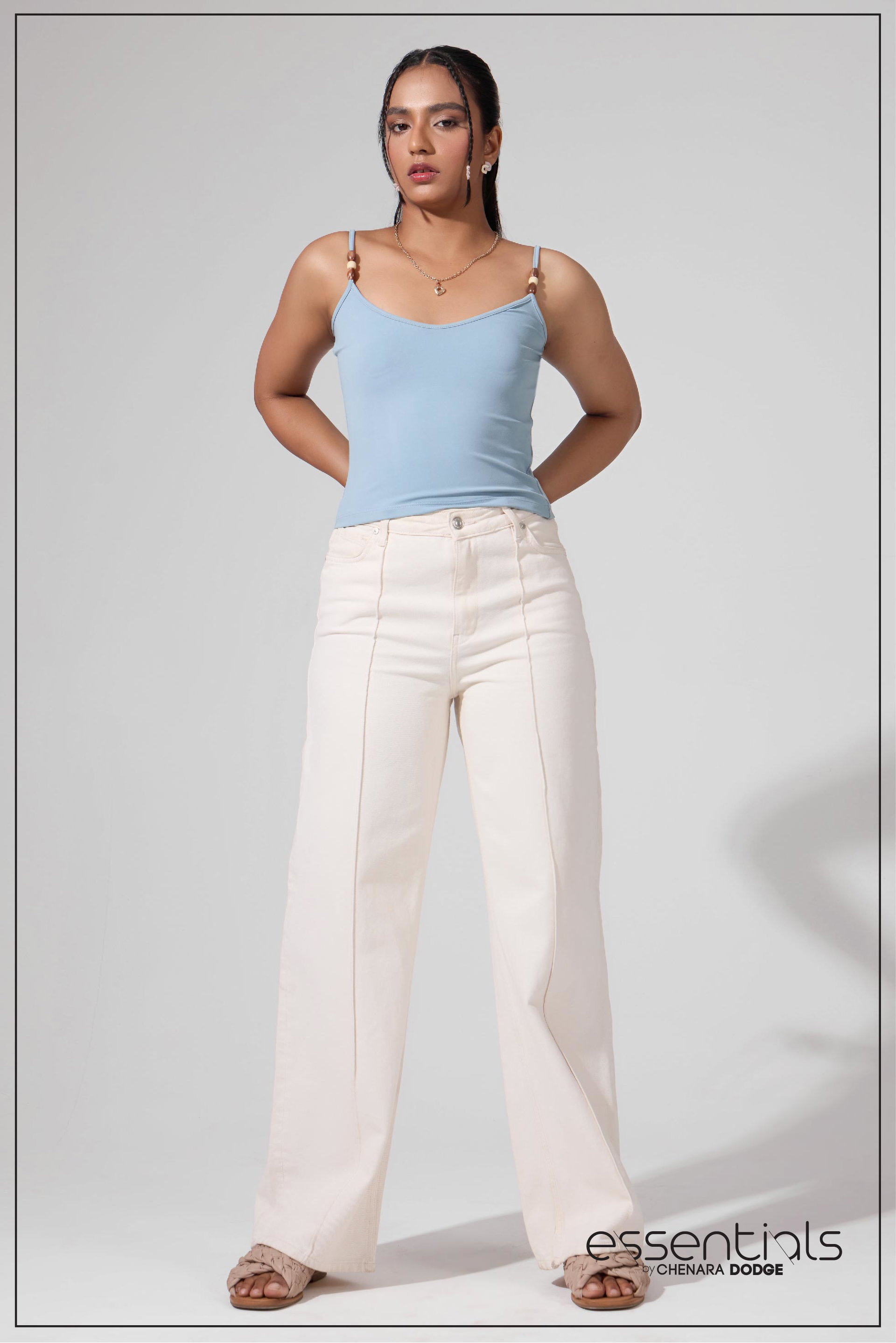 NEEZA TOGGLE DETAILED TANK TOP