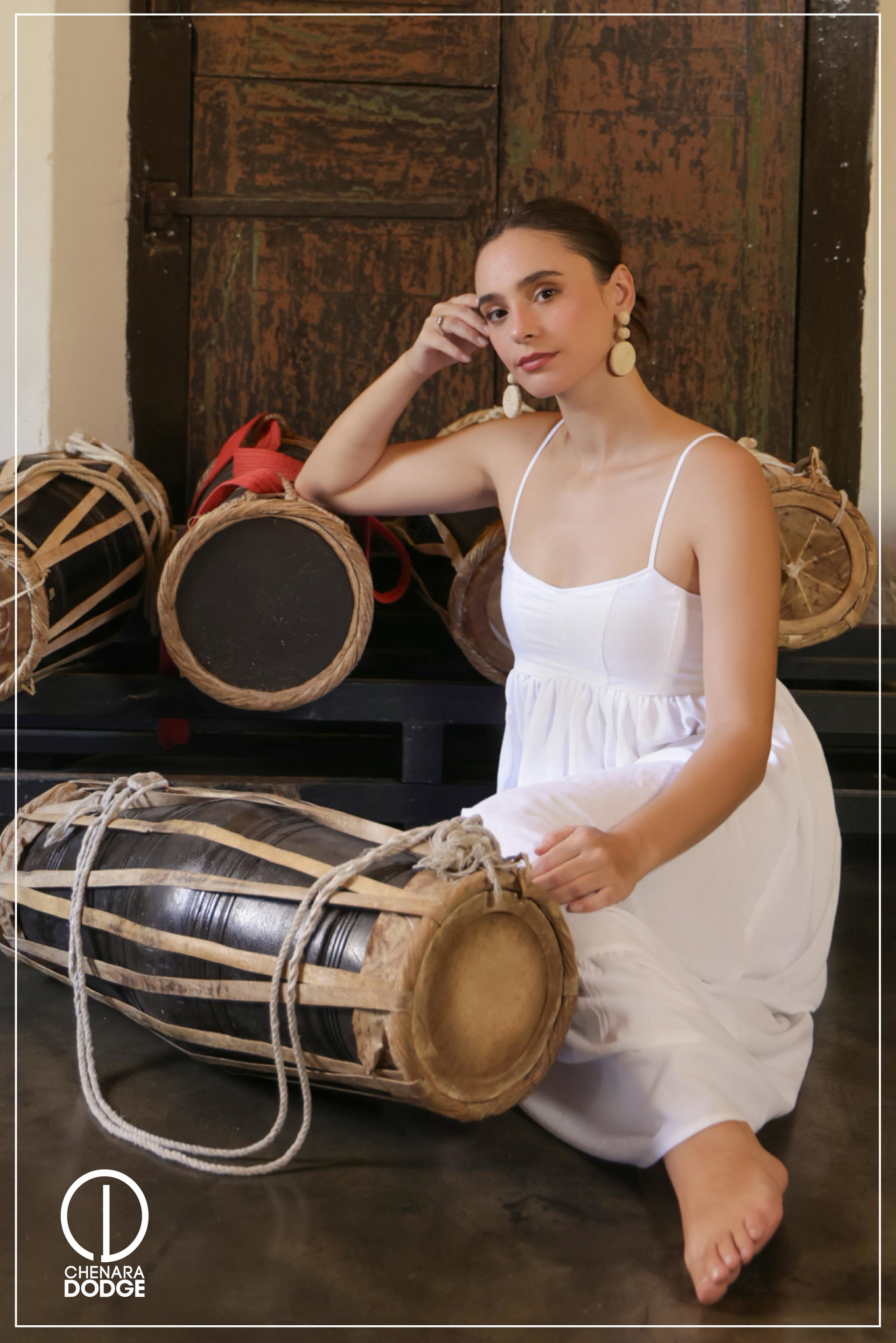 NEIRA STRAPPED MAXI DRESS